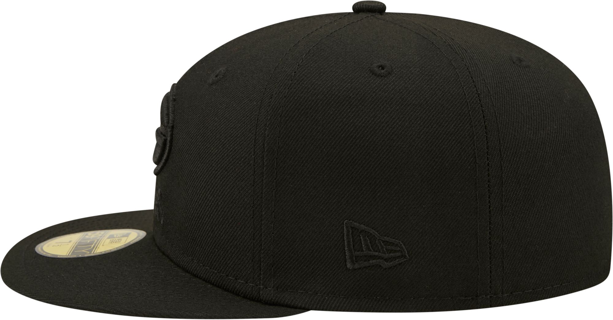 New Era Men's Green Bay Packers Color Pack 59Fifty Black Fitted Hat product image
