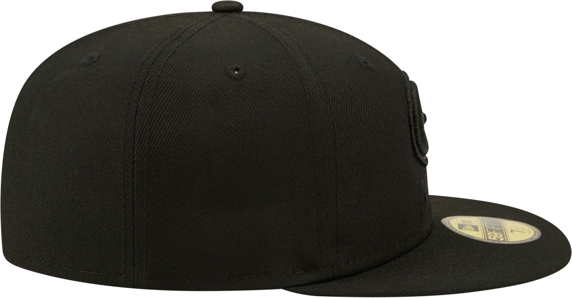 New Era Men's Green Bay Packers Color Pack 59Fifty Black Fitted Hat product image