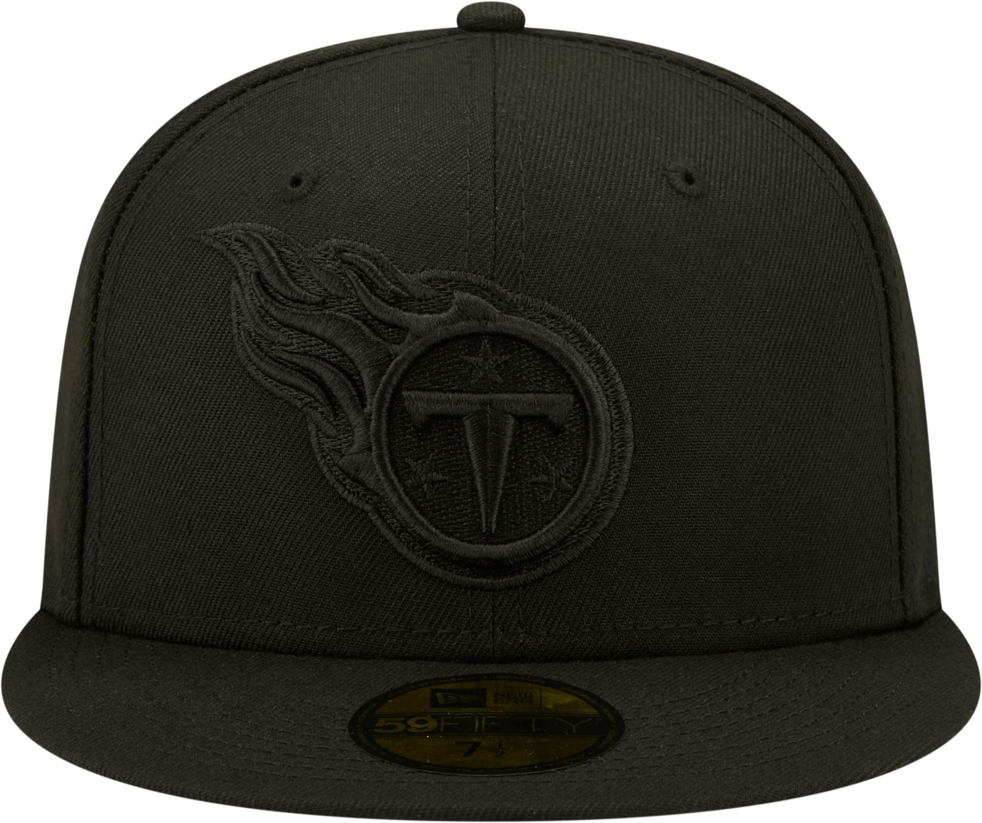 New Era Men's Tennessee Titans Color Pack 59Fifty Black Fitted Hat product image