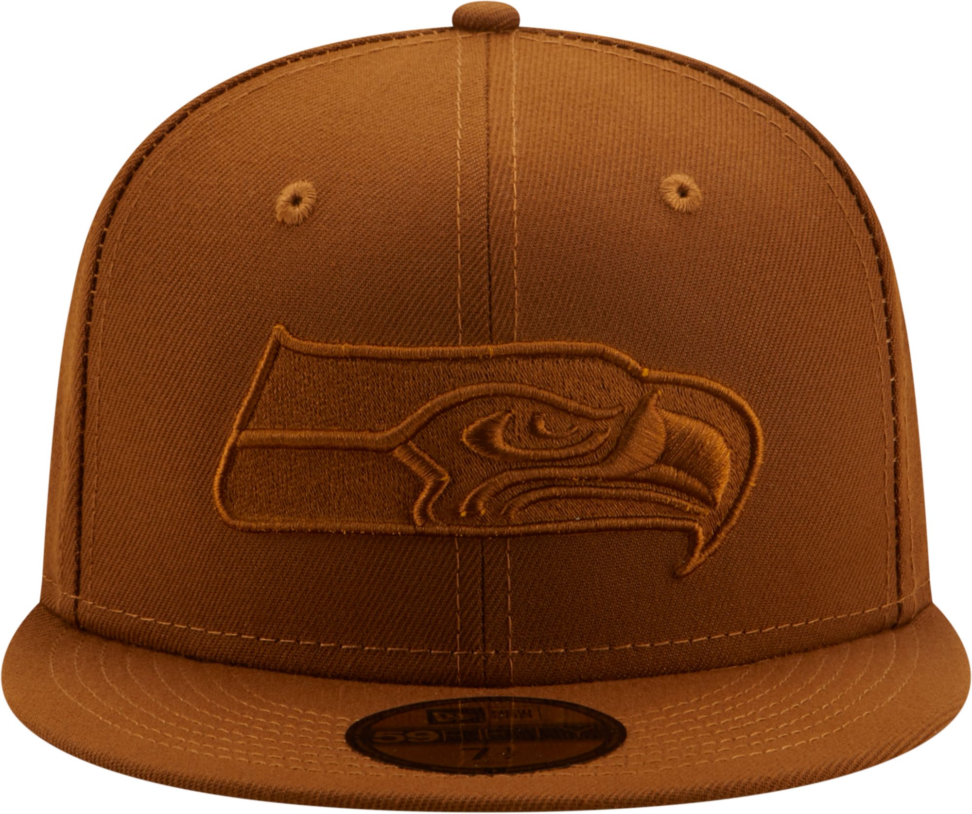 New Era Men's Seattle Seahawks Color Pack 59Fifty Peanut Fitted Hat product image