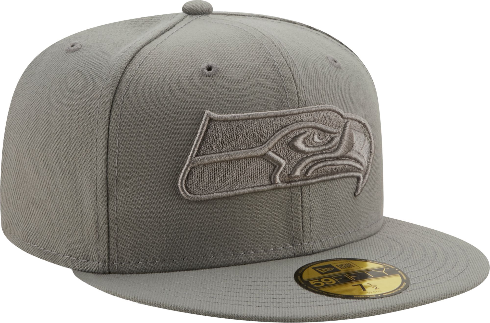 New Era Men's Seattle Seahawks Color Pack 59Fifty Grey Fitted Hat product image