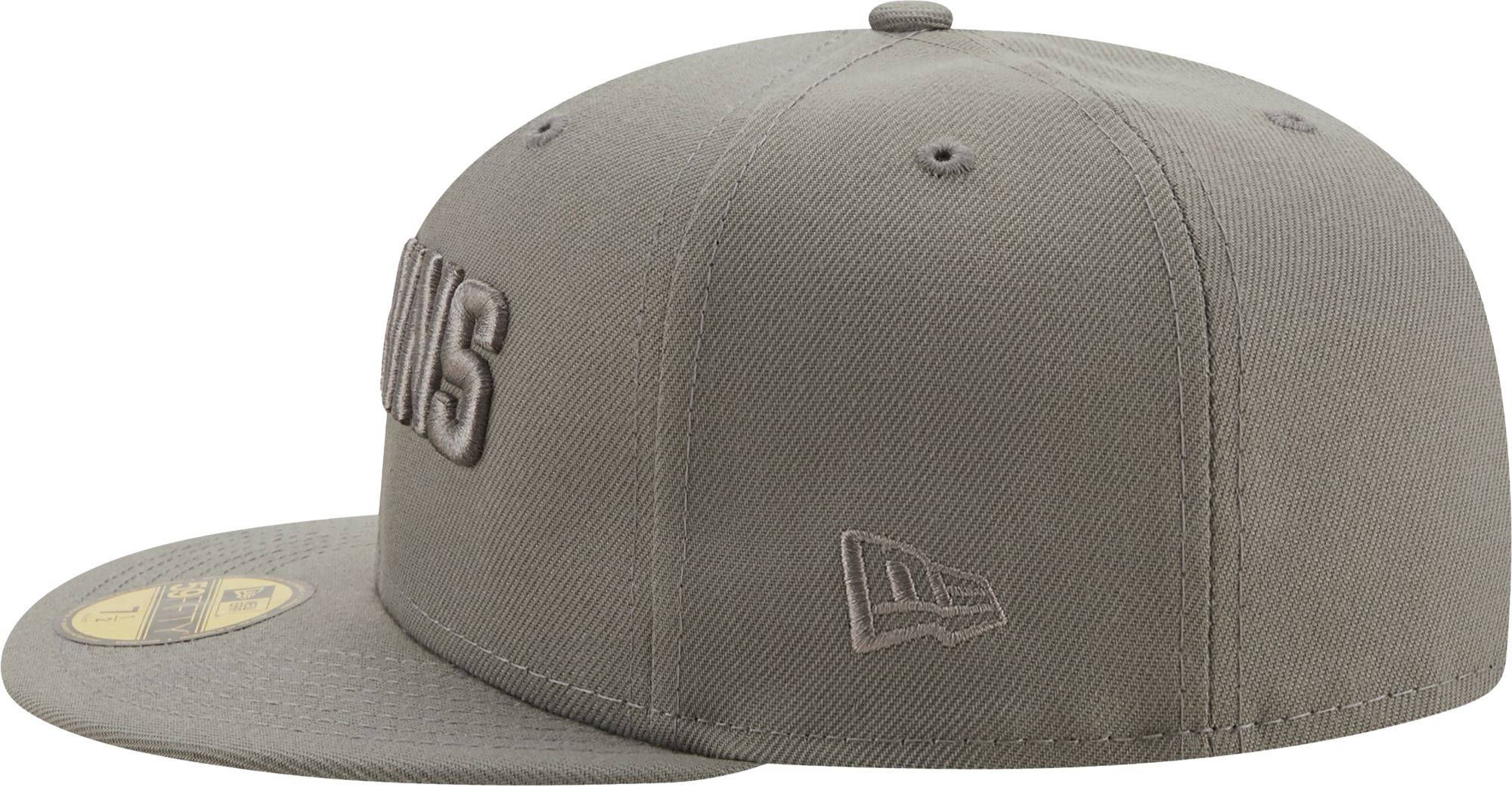 New Era Men's Cleveland Browns Color Pack 59Fifty Grey Fitted Hat product image