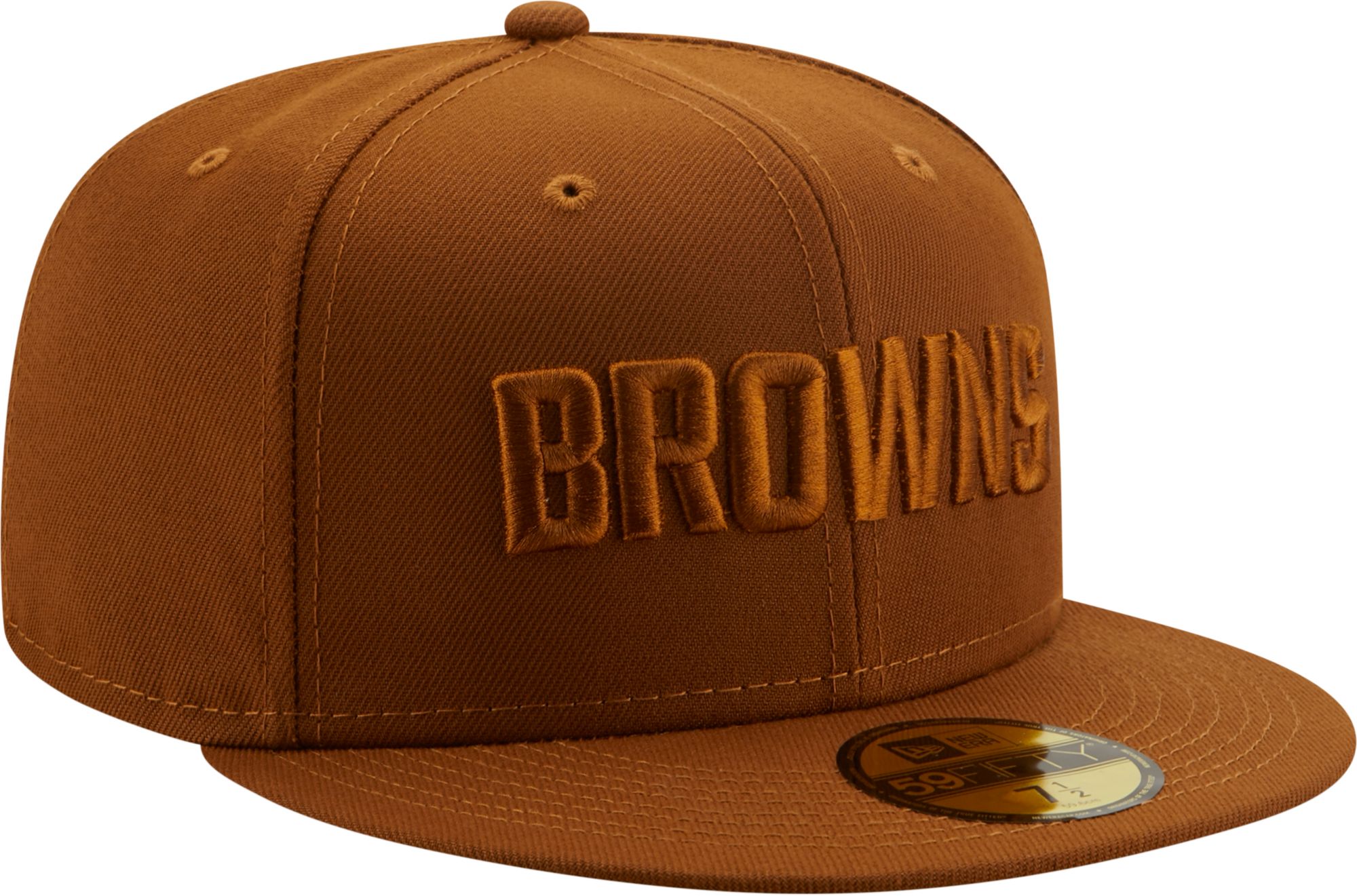 New Era Men's Cleveland Browns Color Pack 59Fifty Peanut Fitted Hat product image