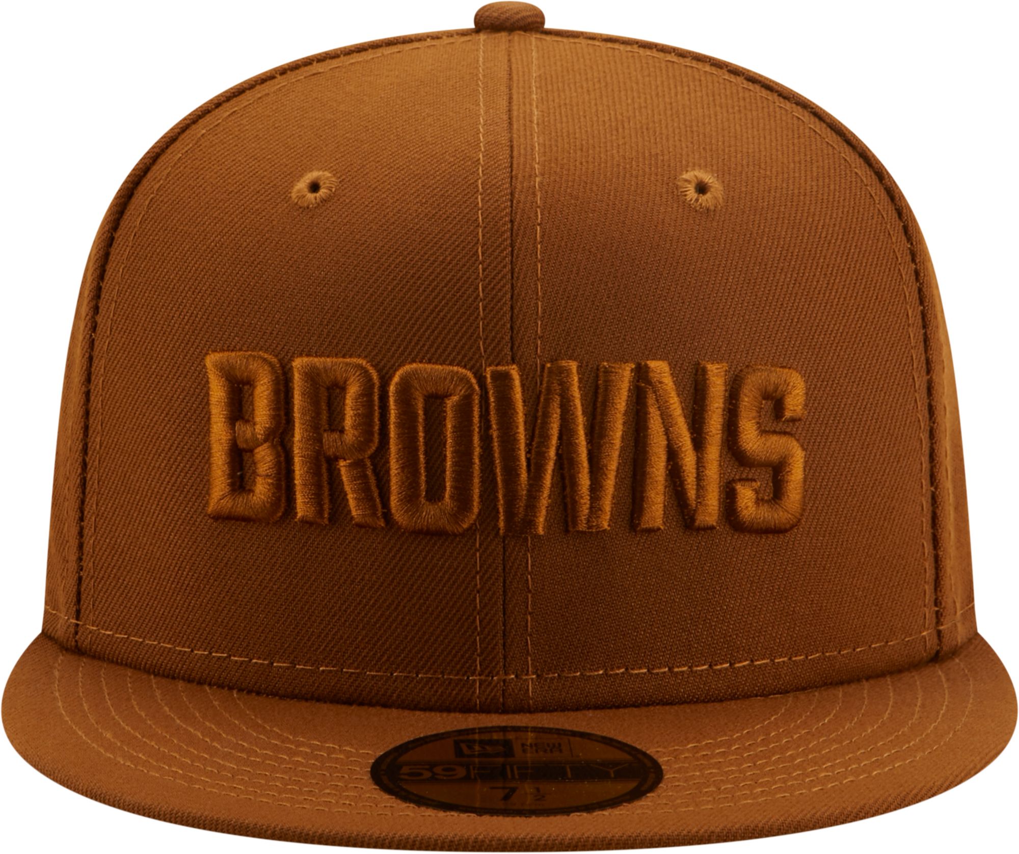 New Era Men's Cleveland Browns Color Pack 59Fifty Peanut Fitted Hat product image