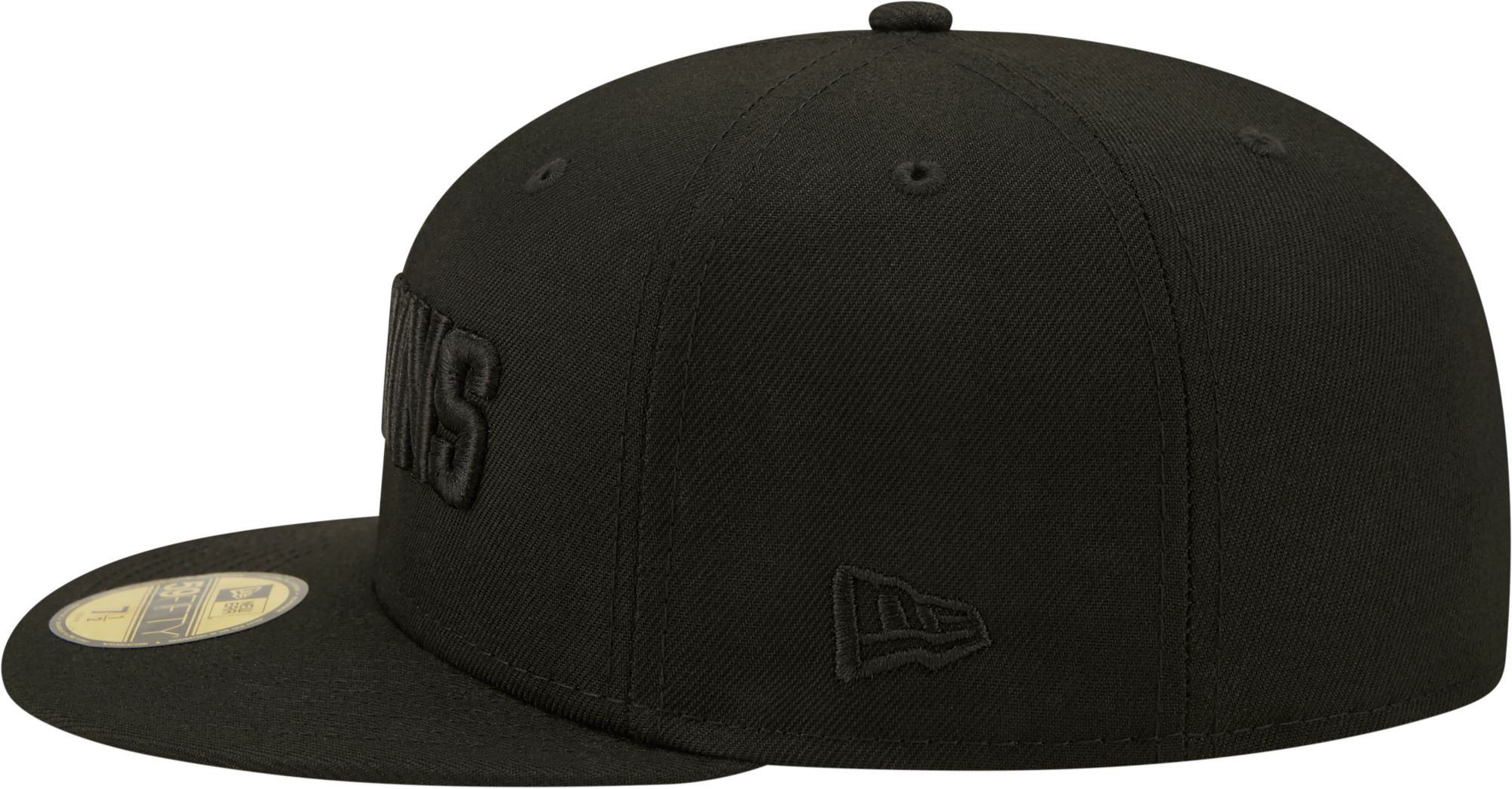New Era Men's Cleveland Browns Color Pack 59Fifty Black Fitted Hat product image