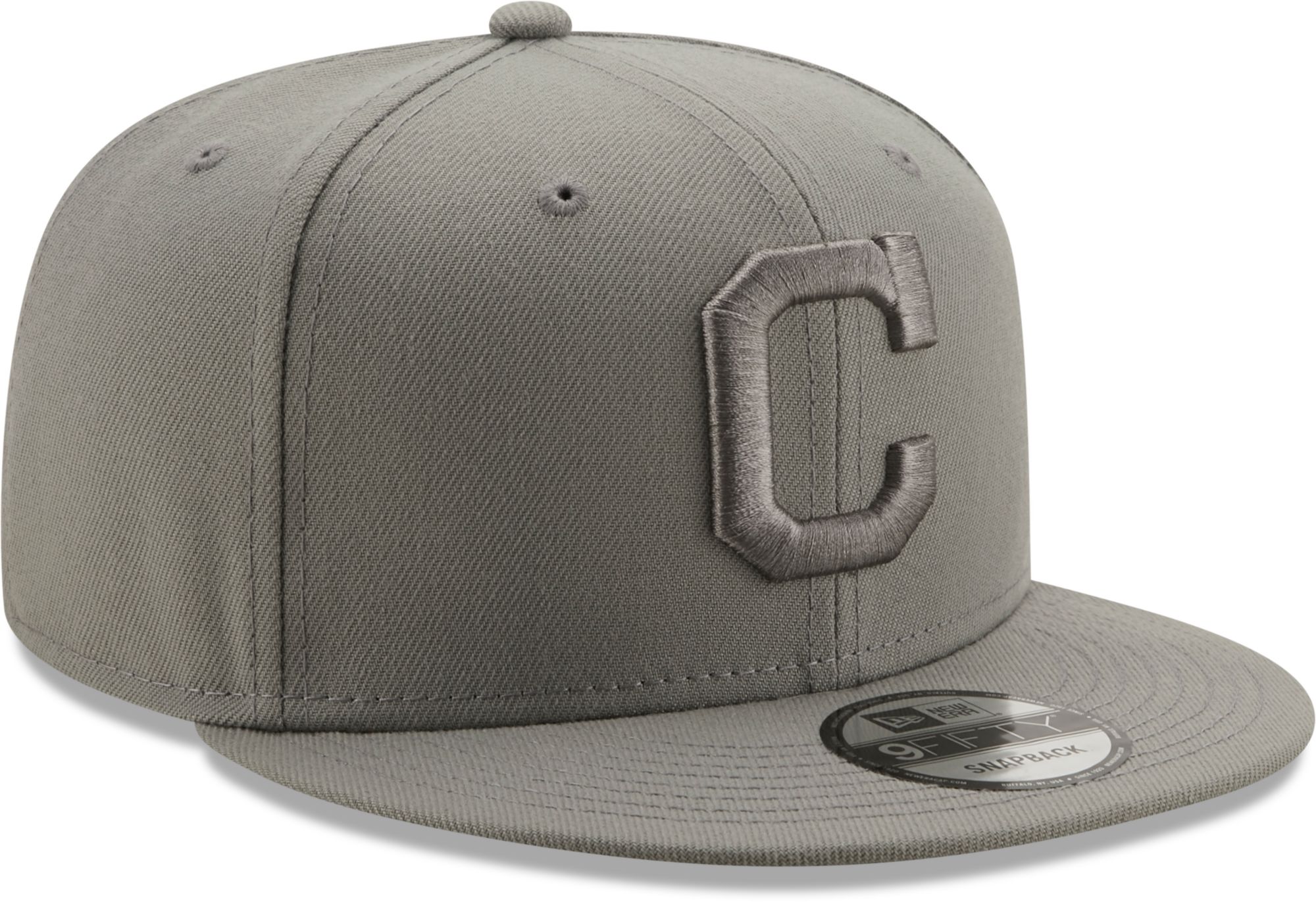 New Era Men's Cleveland Indians Grey 9Fifty Color Pack Adjustable Hat product image