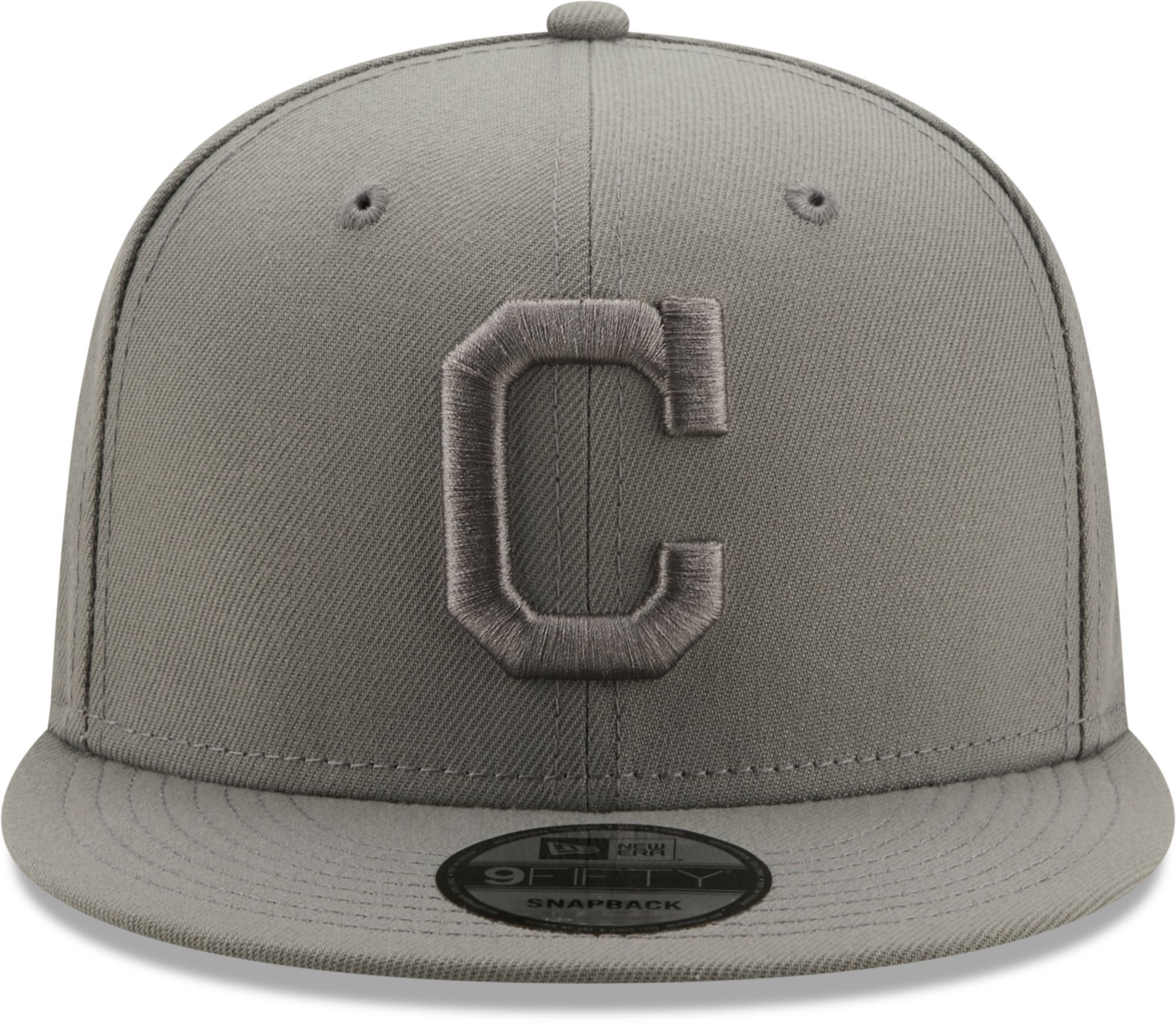New Era Men's Cleveland Indians Grey 9Fifty Color Pack Adjustable Hat product image