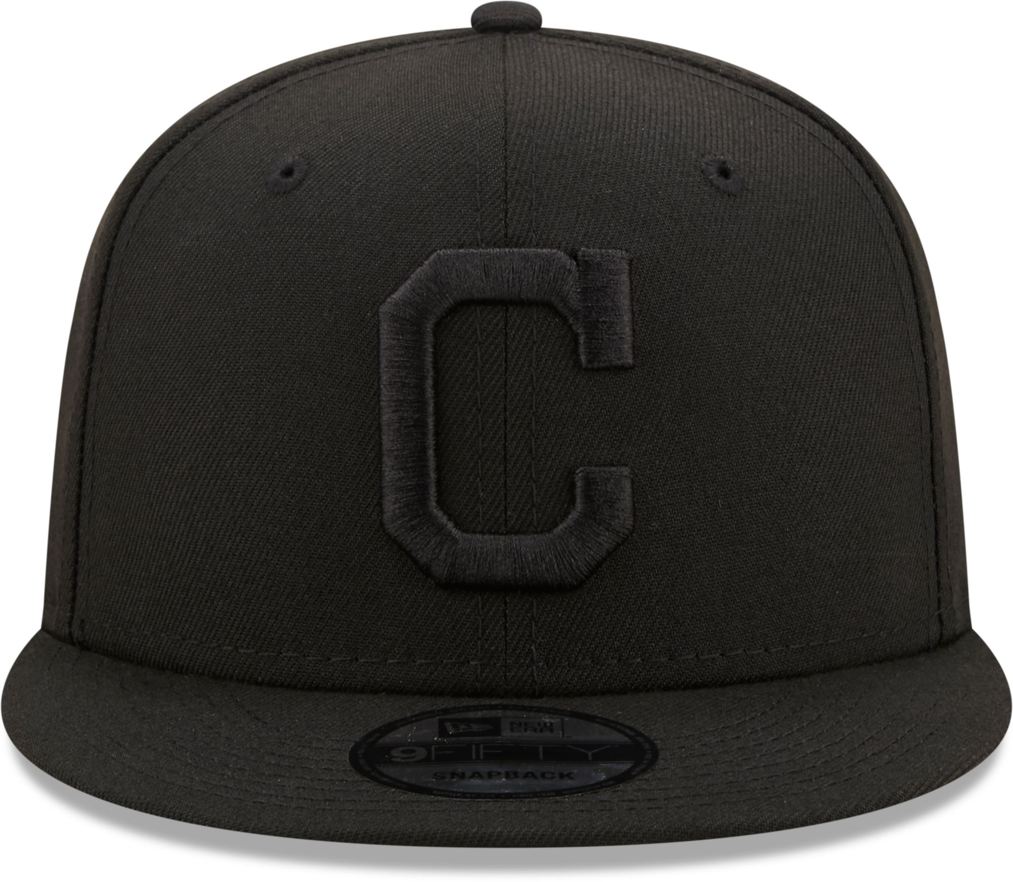 New Era Men's Cleveland Indians Black 9Fifty Color Pack Adjustable Hat product image