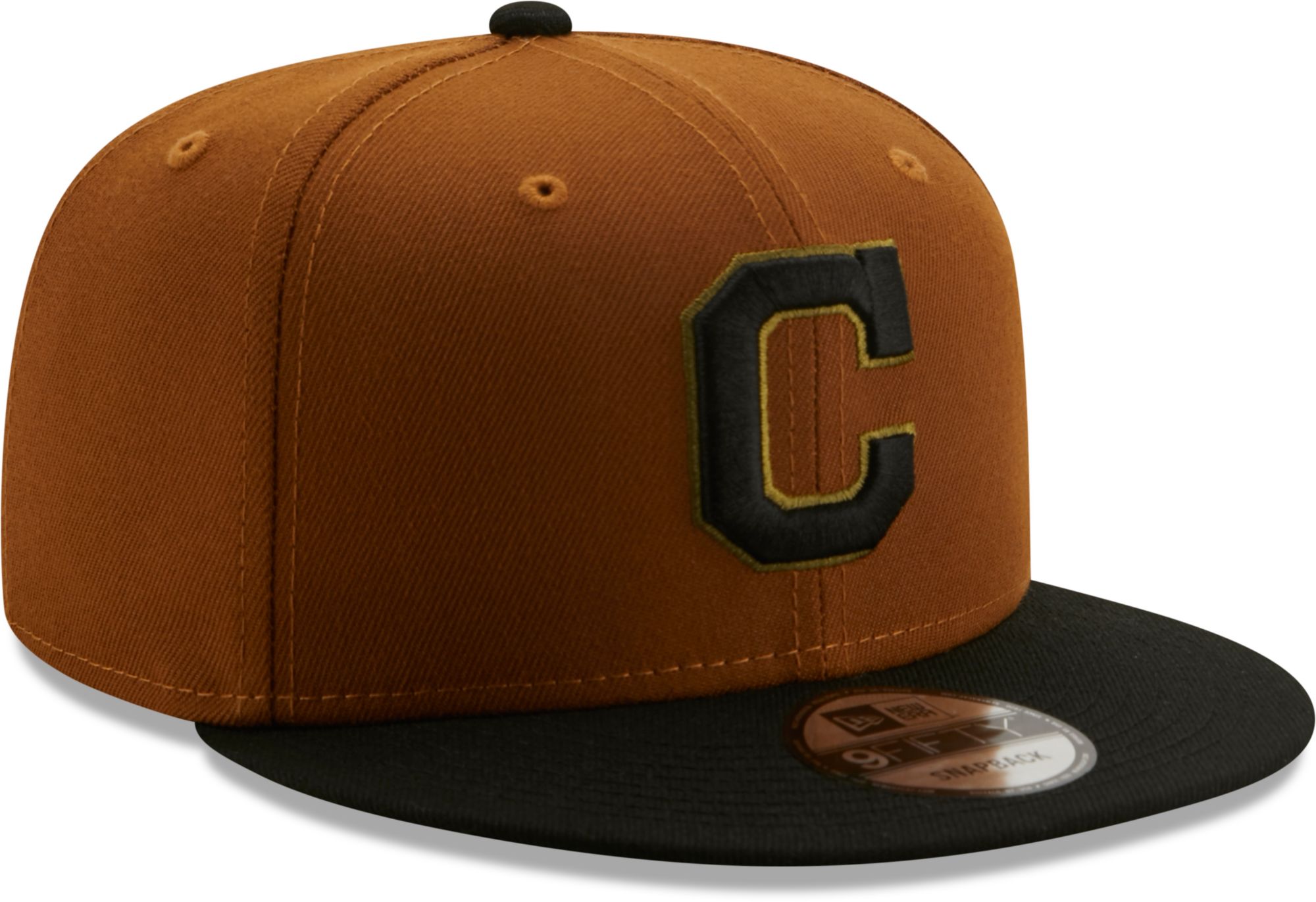 New Era Men's Cleveland Indians Tan Color Pack 9Fifty Adjustable Snapback Hat product image