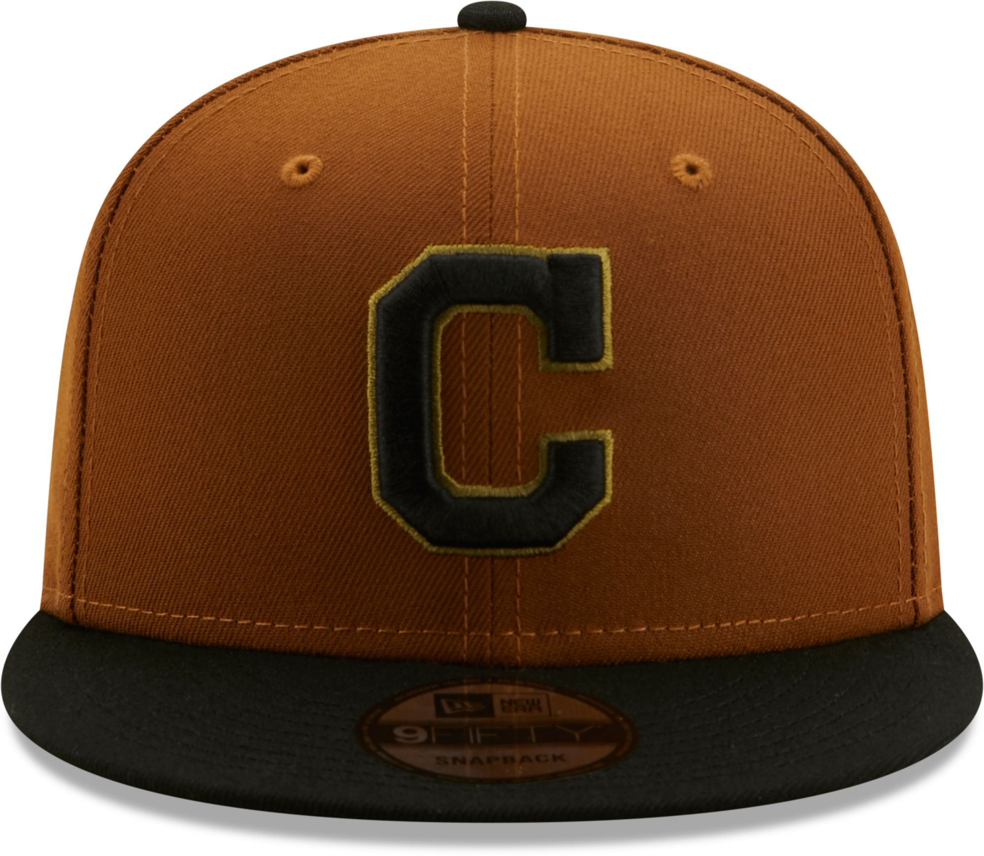 New Era Men's Cleveland Indians Tan Color Pack 9Fifty Adjustable Snapback Hat product image
