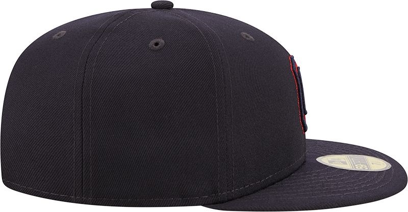 New Era Men's Cleveland Indians Navy 59Fifty Fitted Hat product image