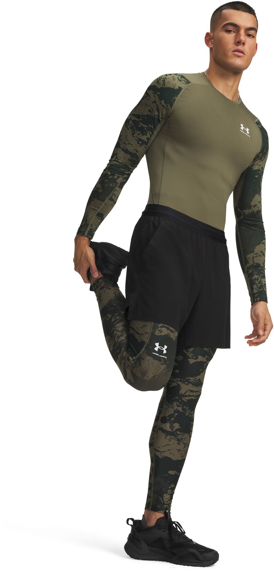 Under Armour Men's HEATGEAR Colorblock Leggings product image