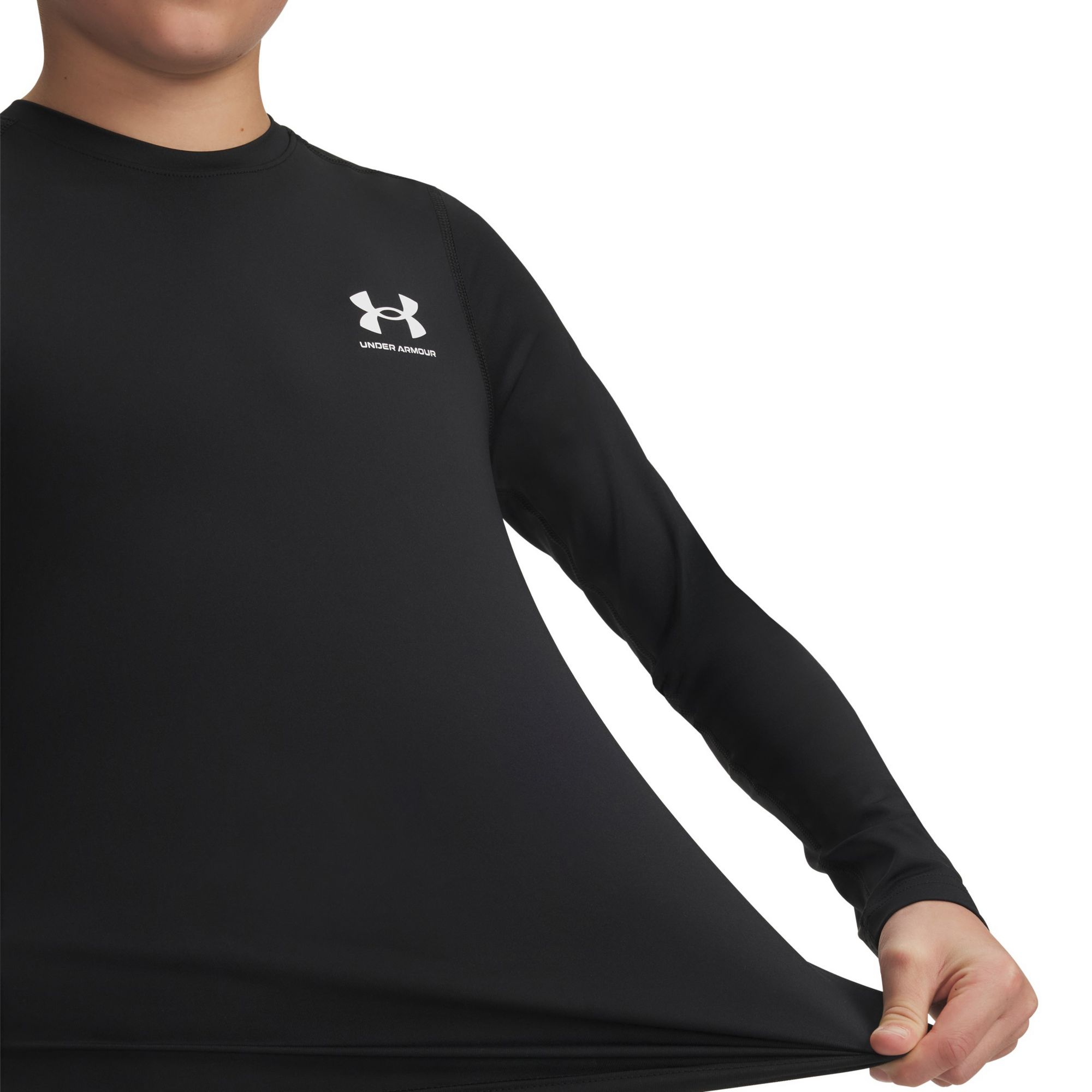 Under Armour Boys' HeatGear Asymmetrical Left Long-Sleeve Top product image