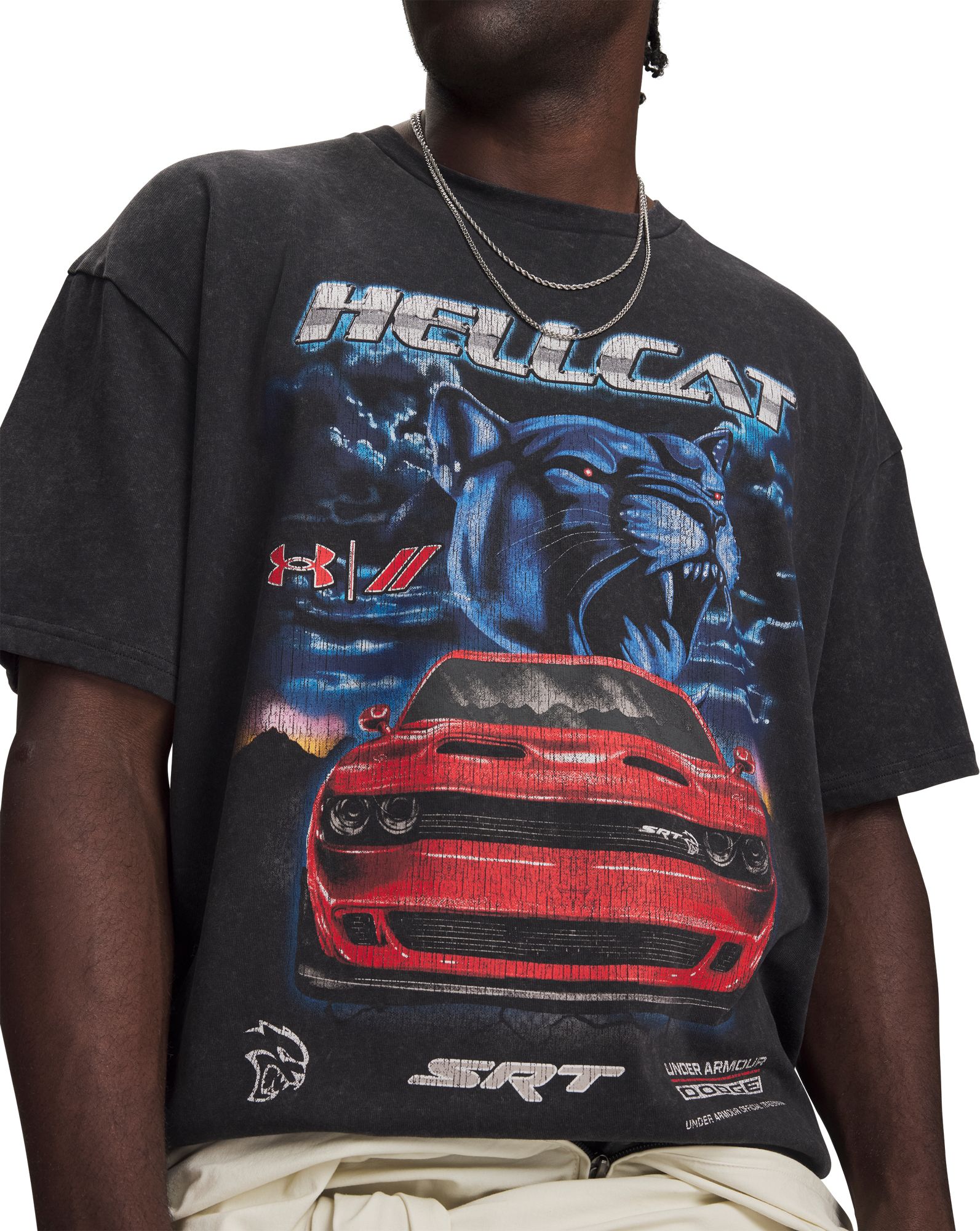 Under Armour x Dodge Men's Heavyweight Airbrush Graphic Short Sleeve Top product image