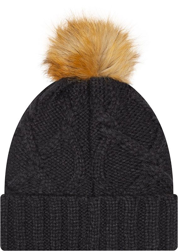 New Era Women's West Virginia Mountaineers Blue Lux Knit Pom Beanie product image