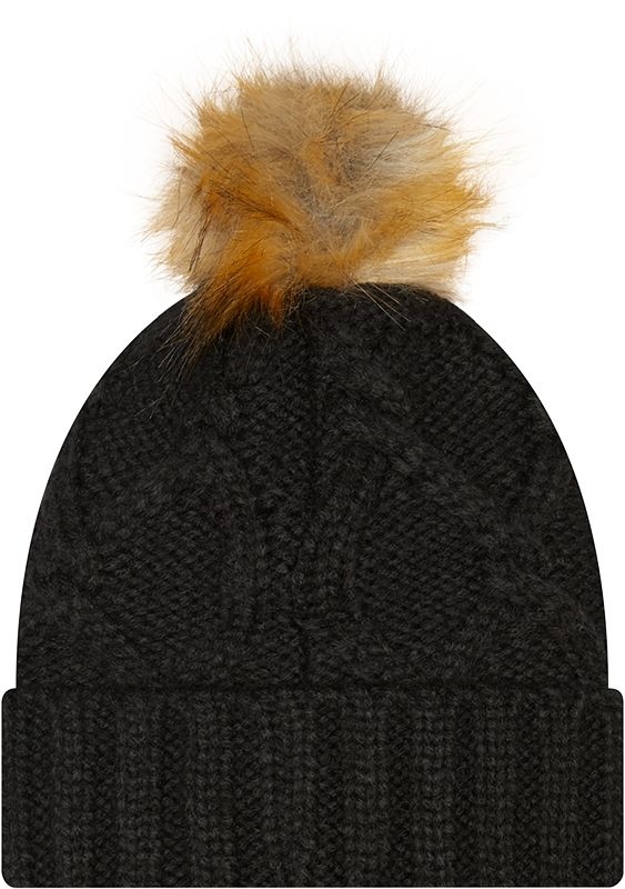 New Era Women's Chicago White Sox Black Luxe Knit Hat product image