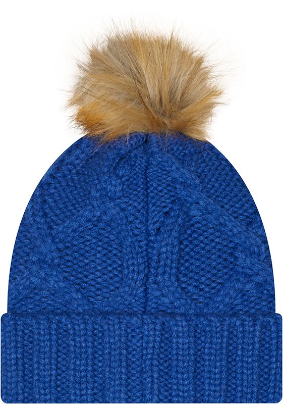 New Era Women's Chicago Cubs Blue Luxe Knit Hat product image
