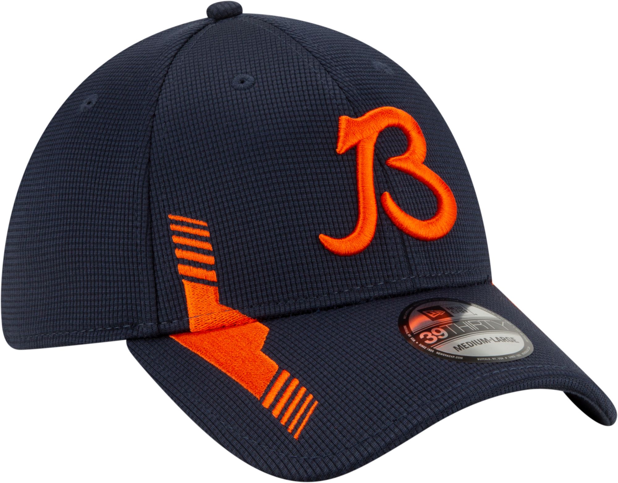 New Era Men's Chicago Bears Navy Sideline 2021 Home 39Thirty Stretch Fit Hat product image