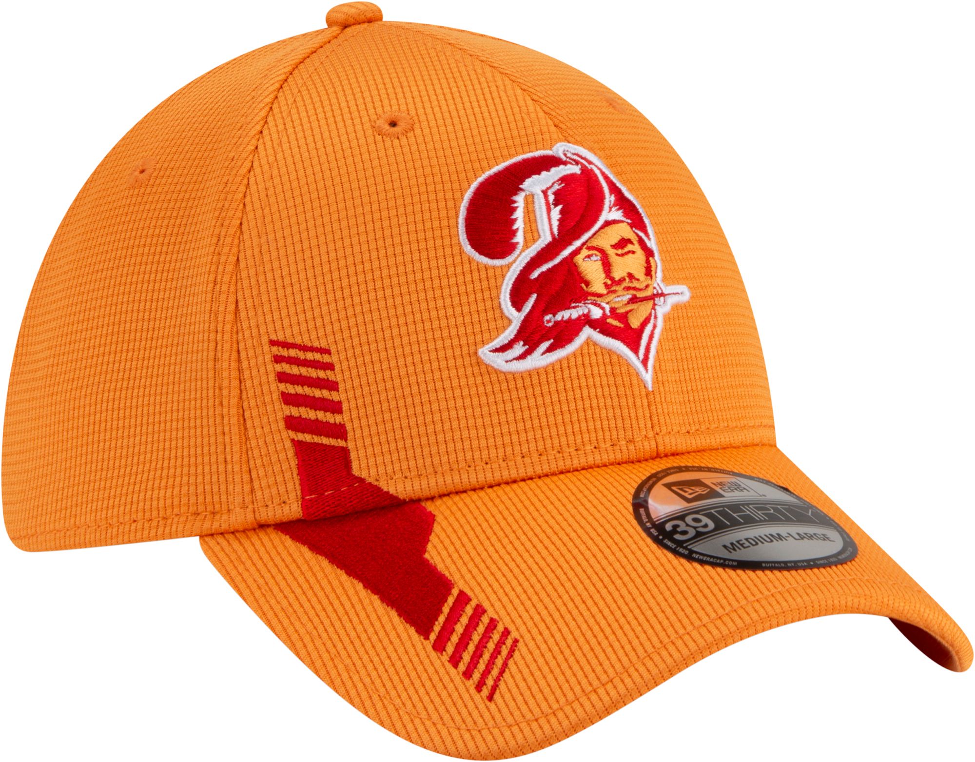New Era Men's Tampa Bay Buccaneers Sideline Home Orange 39Thirty Stretch Fit Hat product image