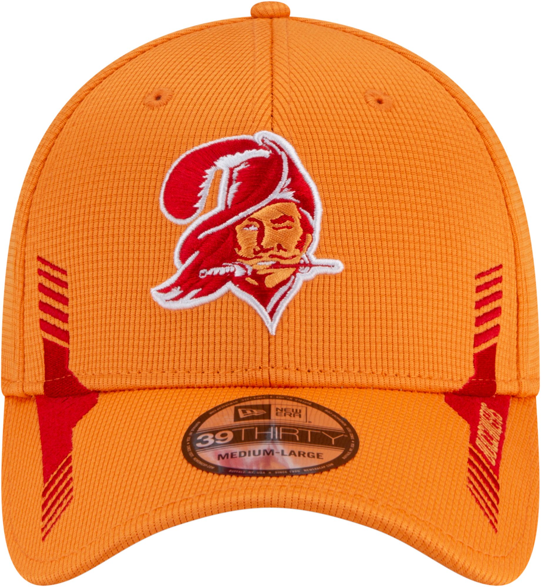 New Era Men's Tampa Bay Buccaneers Sideline Home Orange 39Thirty Stretch Fit Hat product image