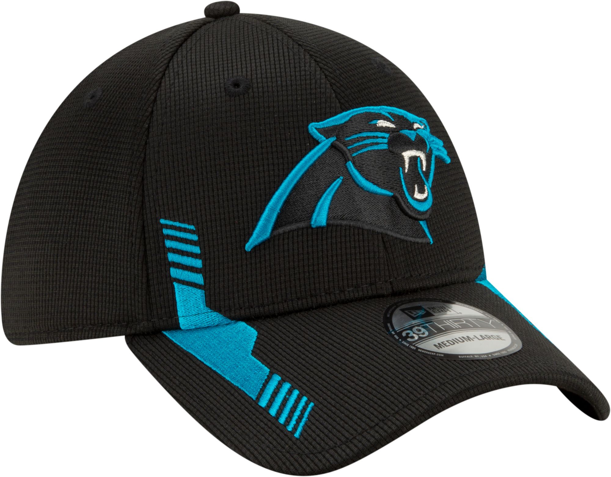 New Era Men's Carolina Panthers Black Sideline 2021 Home 39Thirty Stretch Fit Hat product image