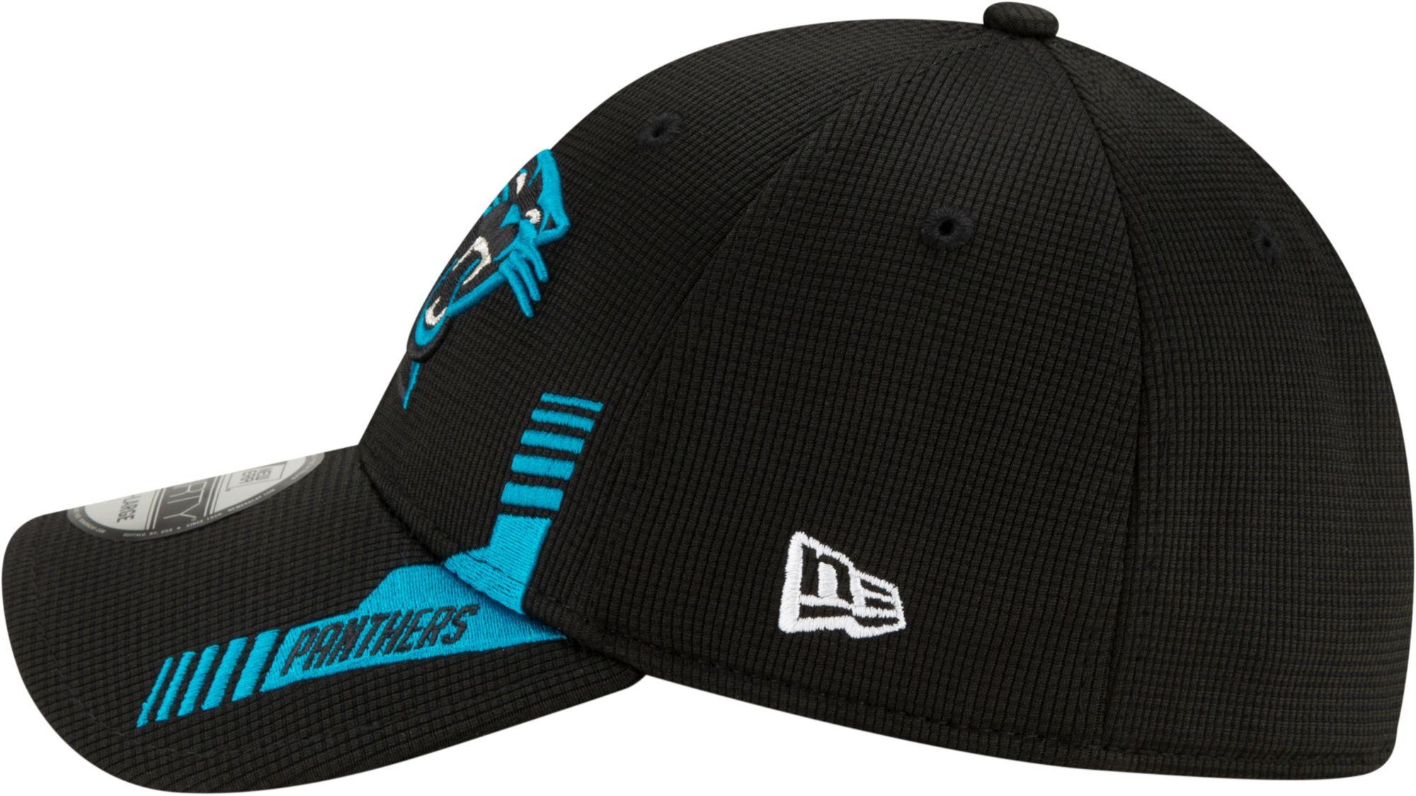New Era Men's Carolina Panthers Black Sideline 2021 Home 39Thirty Stretch Fit Hat product image