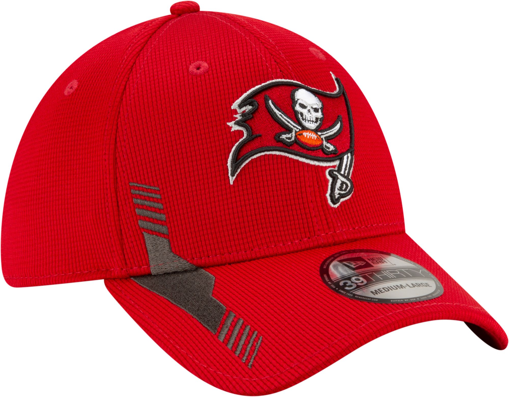 New Era Men's Tampa Bay Buccaneers Red Sideline 2021 Home 39Thirty Stretch Fit Hat product image
