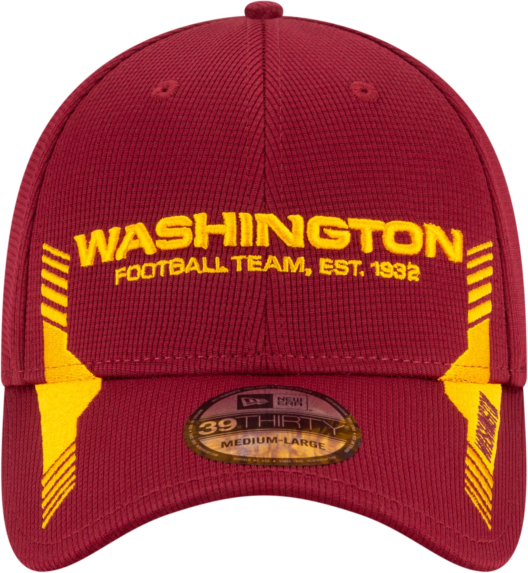 New Era Men's Washington Football Team Red Sideline 2021 Home 39Thirty Stretch Fit Hat product image