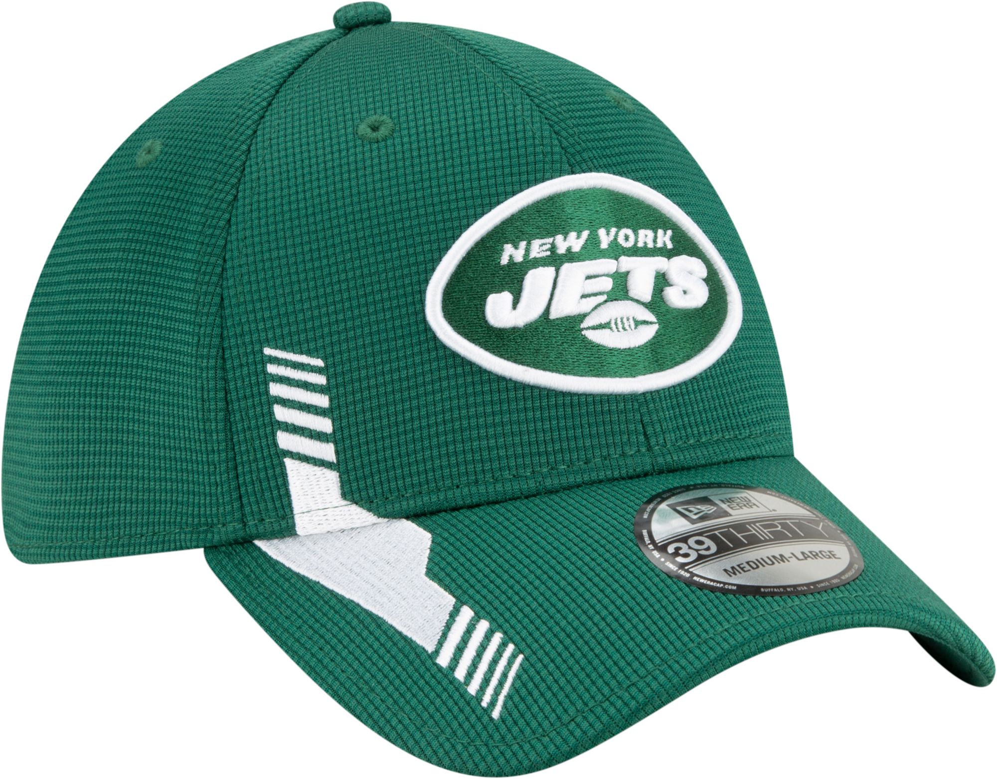 New Era Men's New York Jets Green Sideline 2021 Home 39Thirty Stretch Fit Hat product image