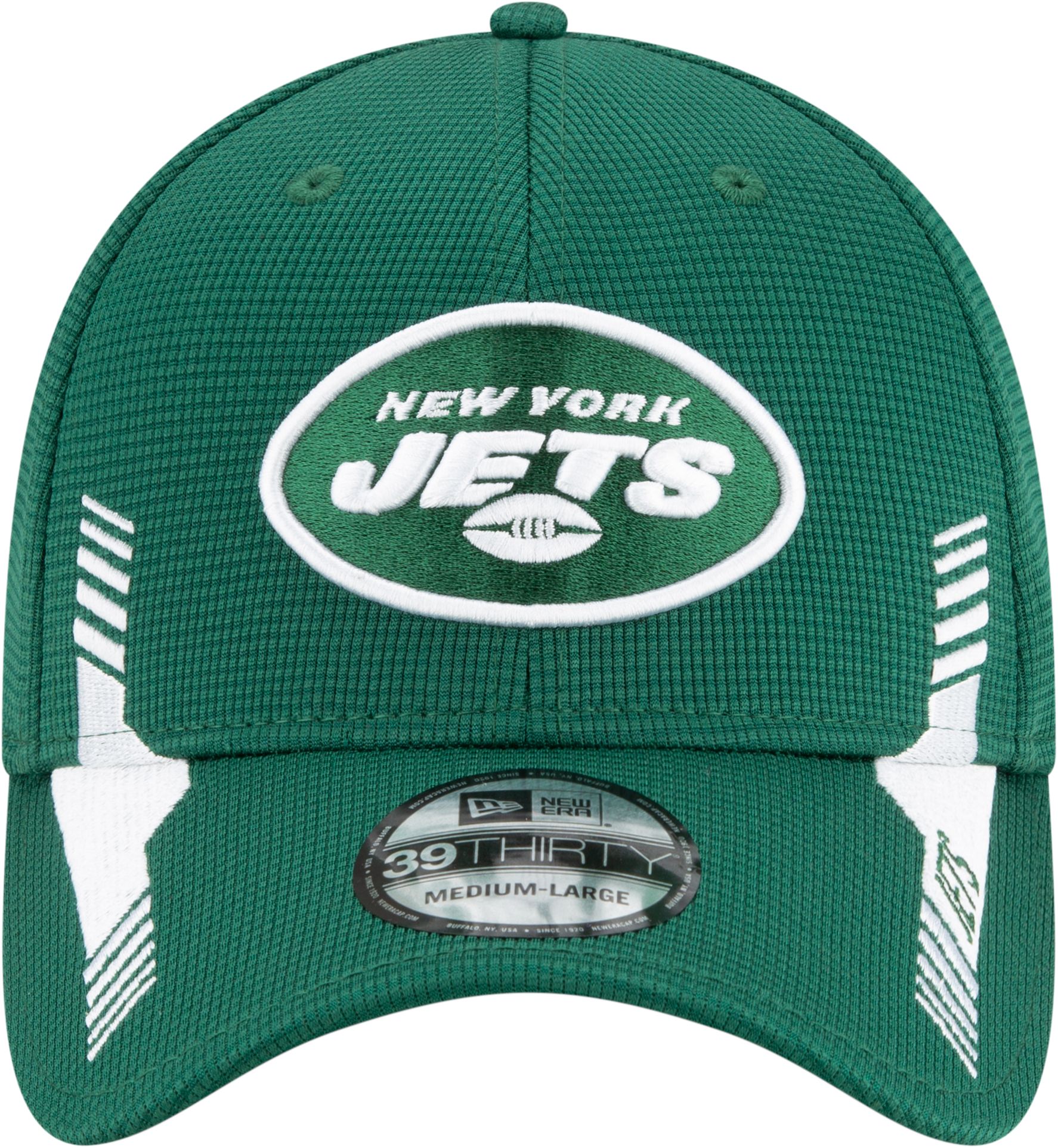 New Era Men's New York Jets Green Sideline 2021 Home 39Thirty Stretch Fit Hat product image