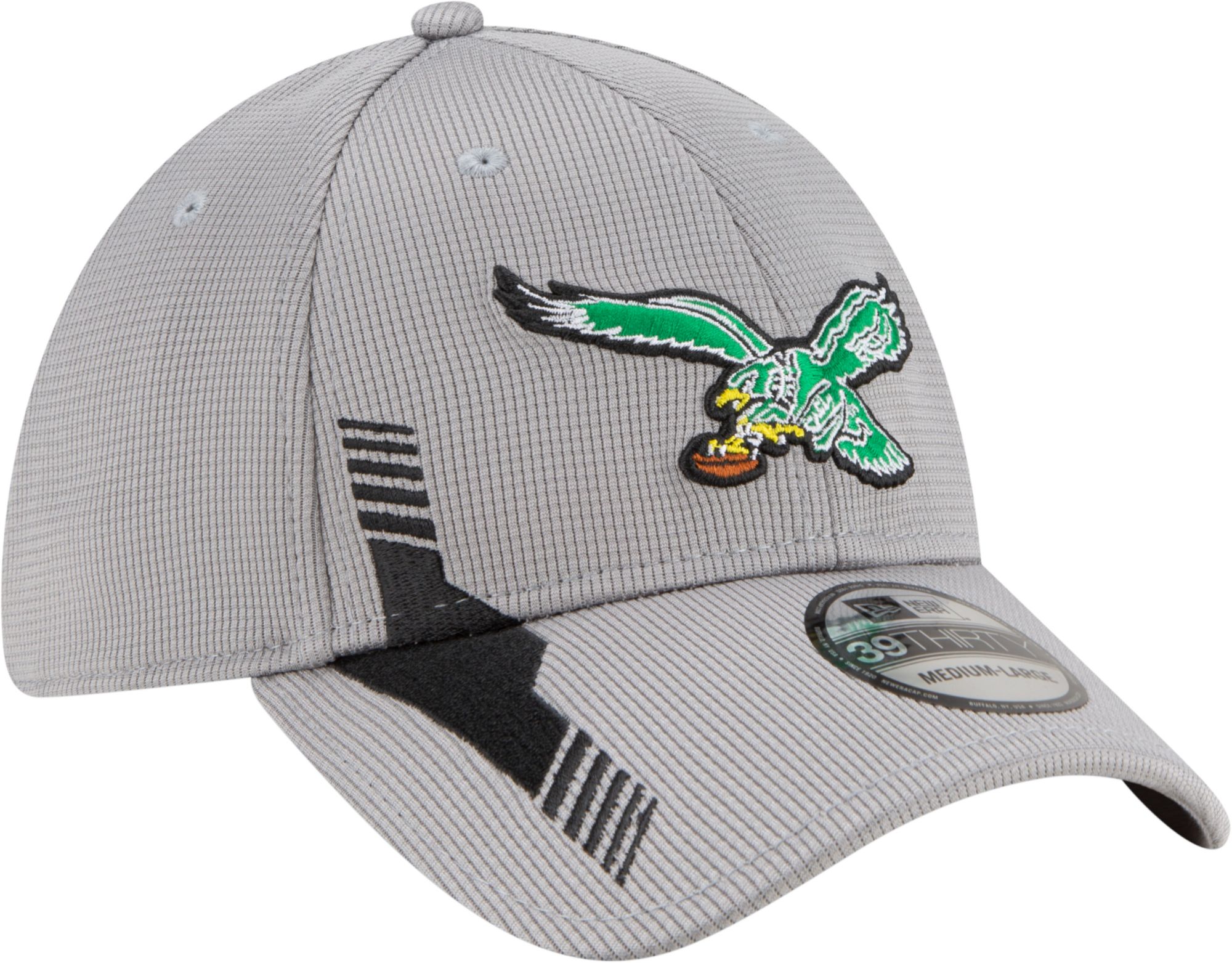 New Era Men's Philadelphia Eagles Sideline 2021 Home 39Thirty Grey Stretch Fit Hat product image