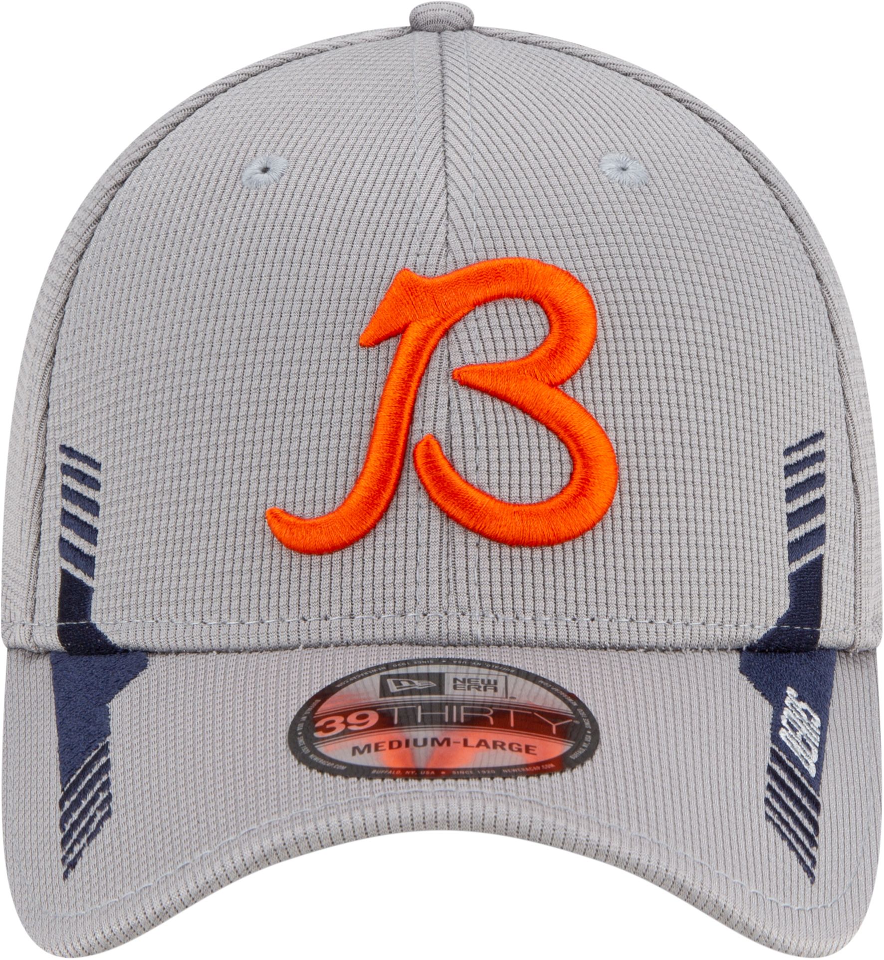 New Era Men's Chicago Bears Sideline 2021 Home 39Thirty Grey Stretch Fit Hat product image