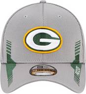 New Era Men's Green Bay Packers Sideline 2021 Home 39Thirty Grey Stretch Fit Hat product image