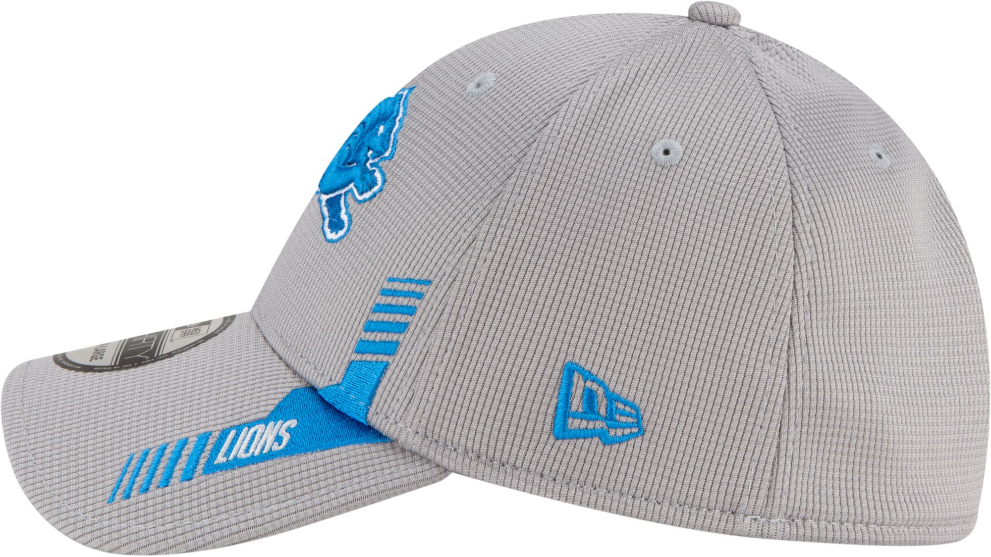 New Era Men's Detroit Lions Sideline 2021 Home 39Thirty Grey Stretch Fit Hat product image
