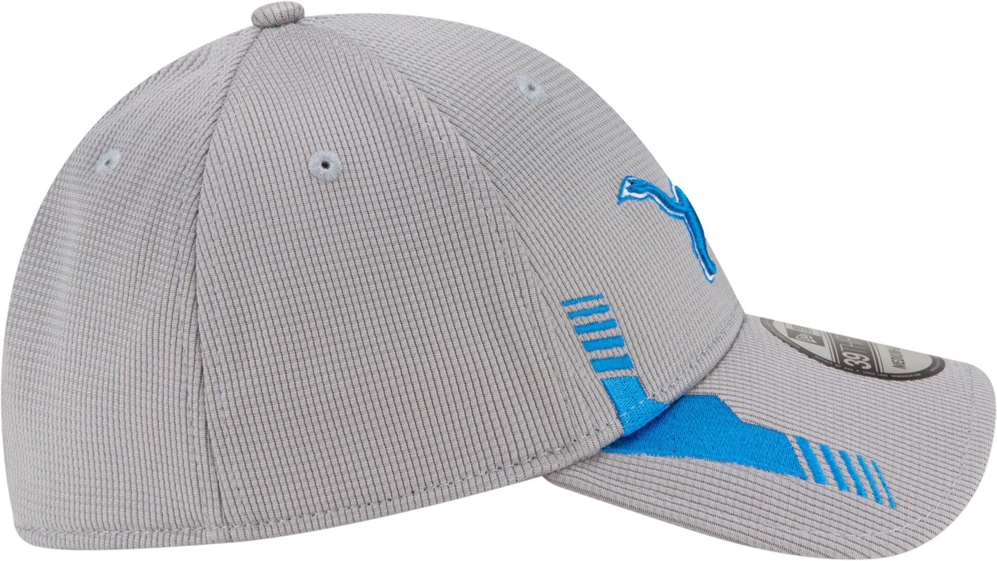 New Era Men's Detroit Lions Sideline 2021 Home 39Thirty Grey Stretch Fit Hat product image