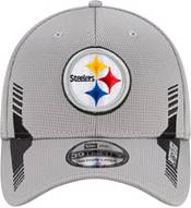 New Era Men's Pittsburgh Steelers Sideline 2021 Home 39Thirty Grey Stretch Fit Hat product image