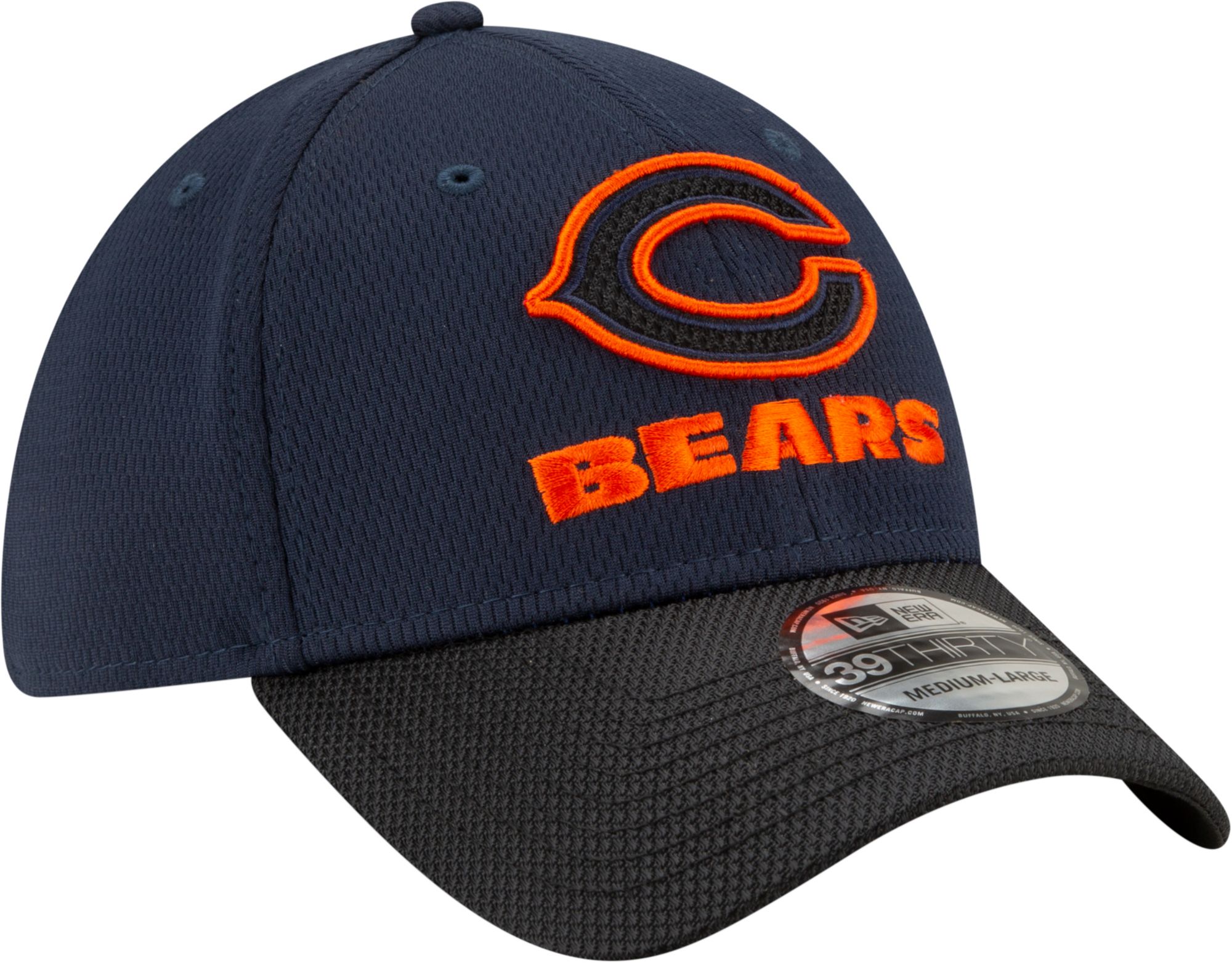 New Era Men's Chicago Bears Sideline 2021 Road 39Thirty Navy Stretch Fit Hat product image
