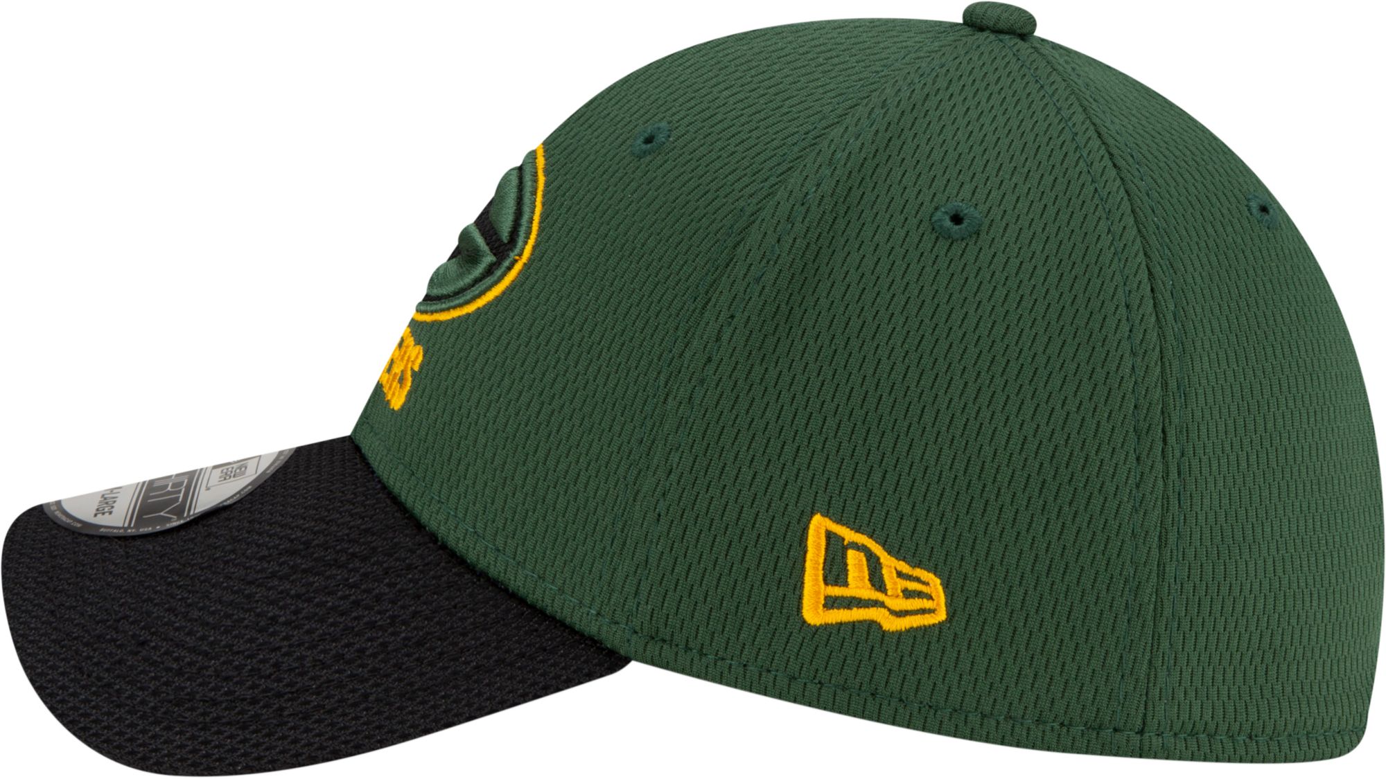 New Era Men's Green Bay Packers Sideline 2021 Road 39Thirty Green Stretch Fit Hat product image