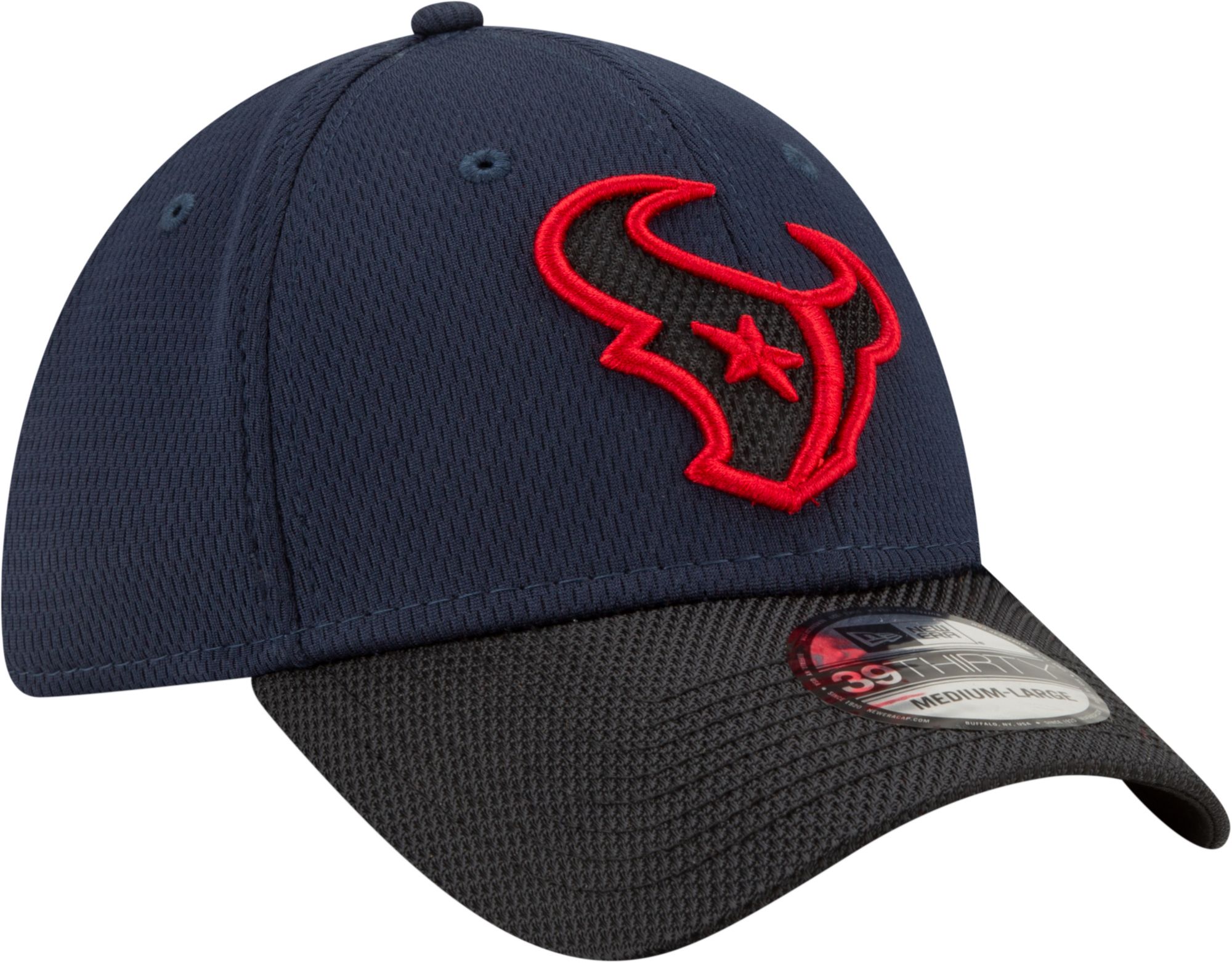 New Era Men's Houston Texans Sideline 2021 Road 39Thirty Navy Stretch Fit Hat product image