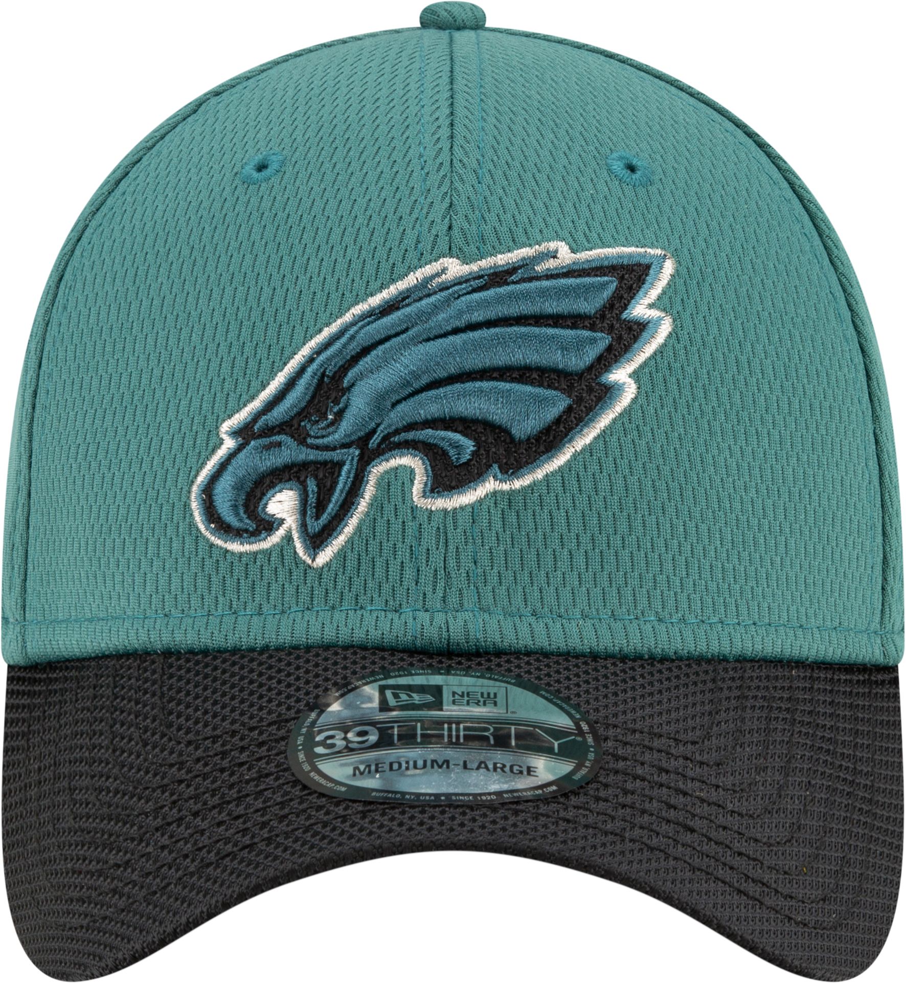 New Era Men's Philadelphia Eagles Sideline 2021 Road 39Thirty Green Stretch Fit Hat product image