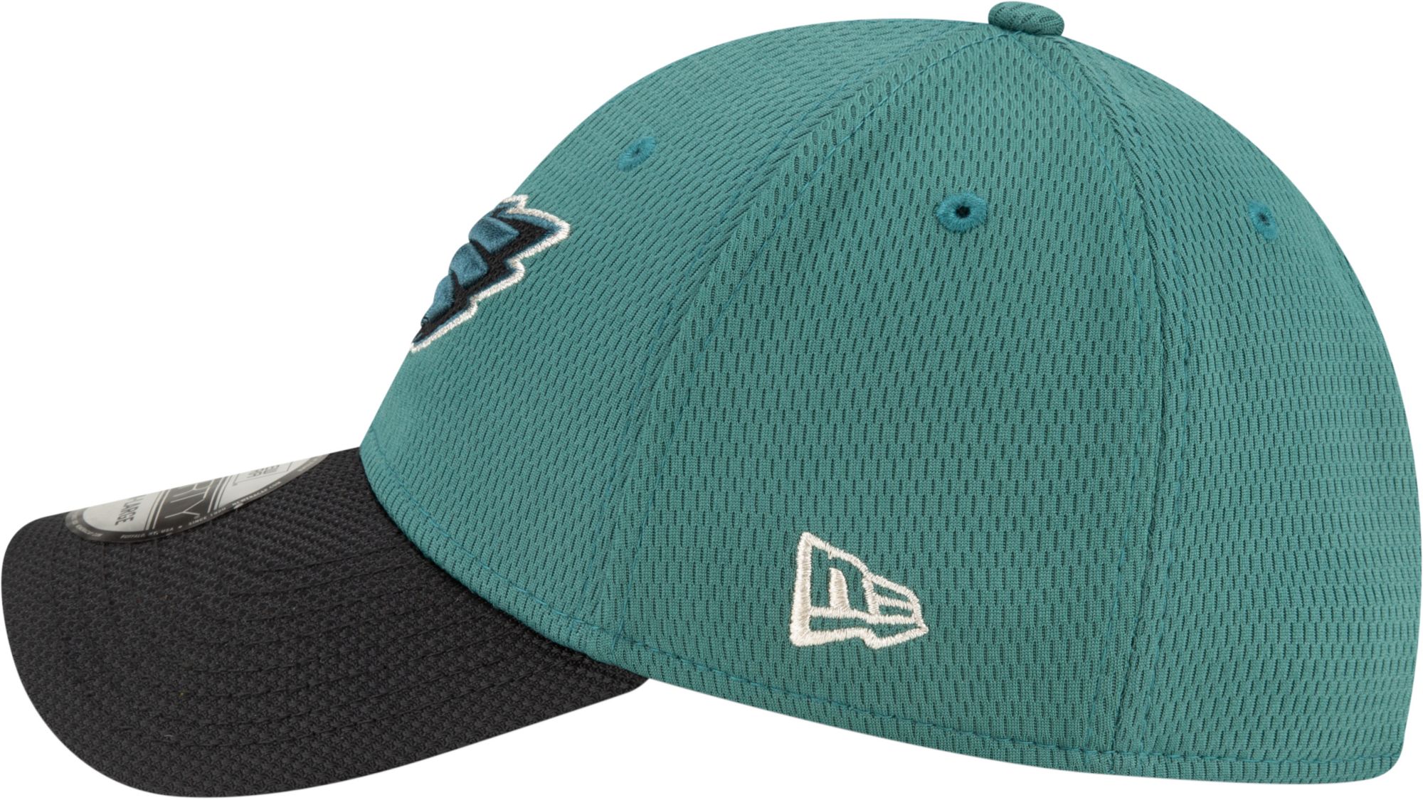 New Era Men's Philadelphia Eagles Sideline 2021 Road 39Thirty Green Stretch Fit Hat product image