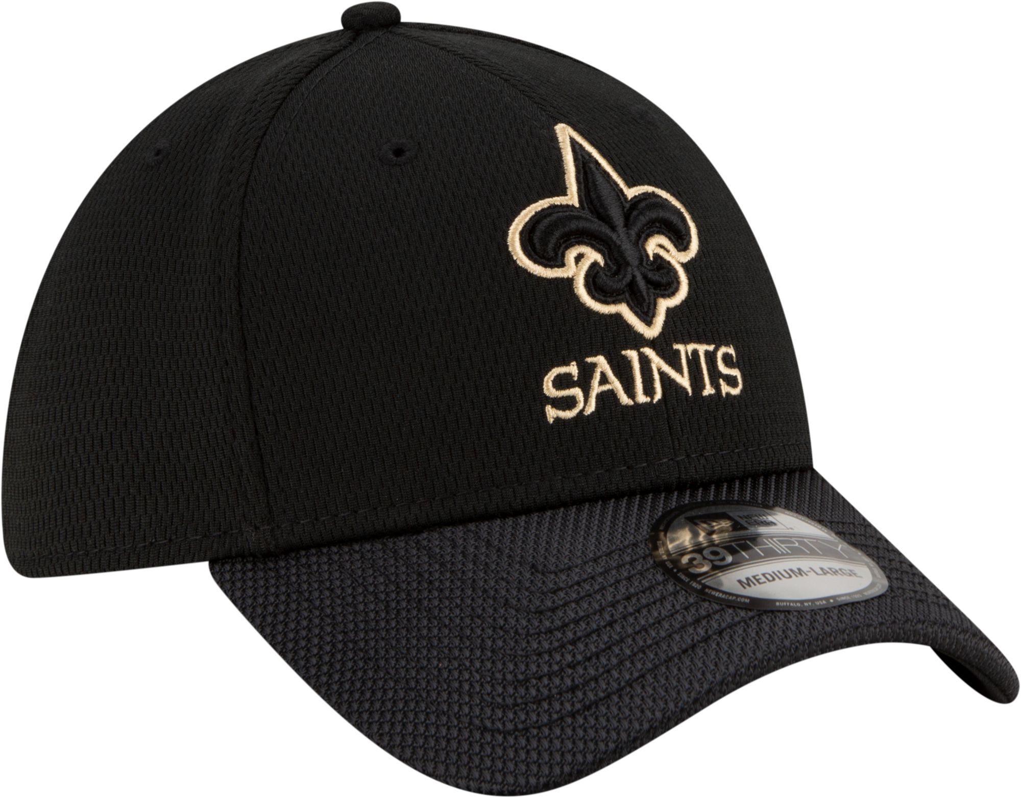 New Era Men's New Orleans Saints Sideline 2021 Road 39Thirty Black Stretch Fit Hat product image