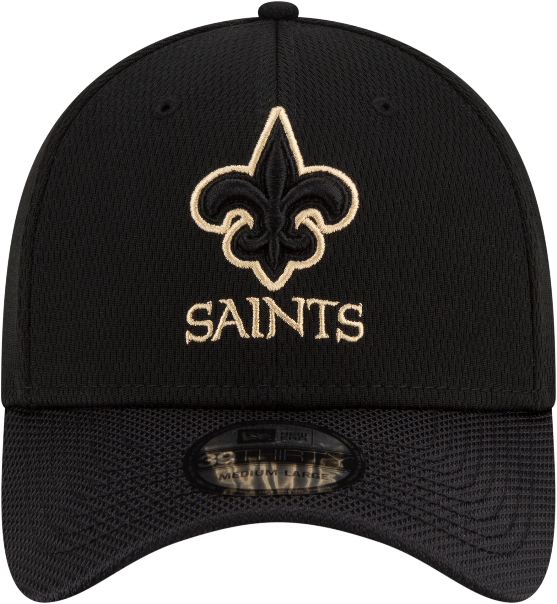 New Era Men's New Orleans Saints Sideline 2021 Road 39Thirty Black Stretch Fit Hat product image