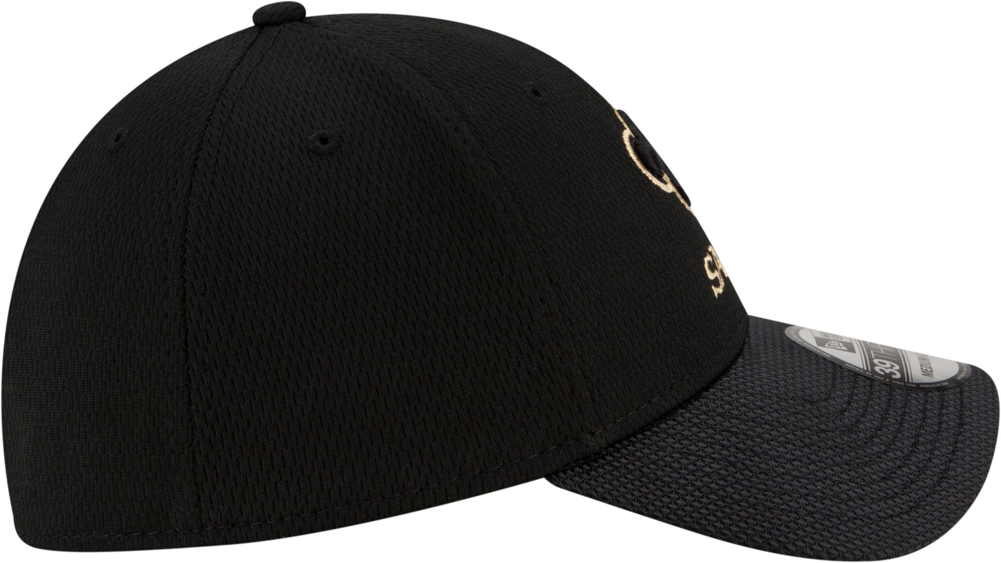 New Era Men's New Orleans Saints Sideline 2021 Road 39Thirty Black Stretch Fit Hat product image