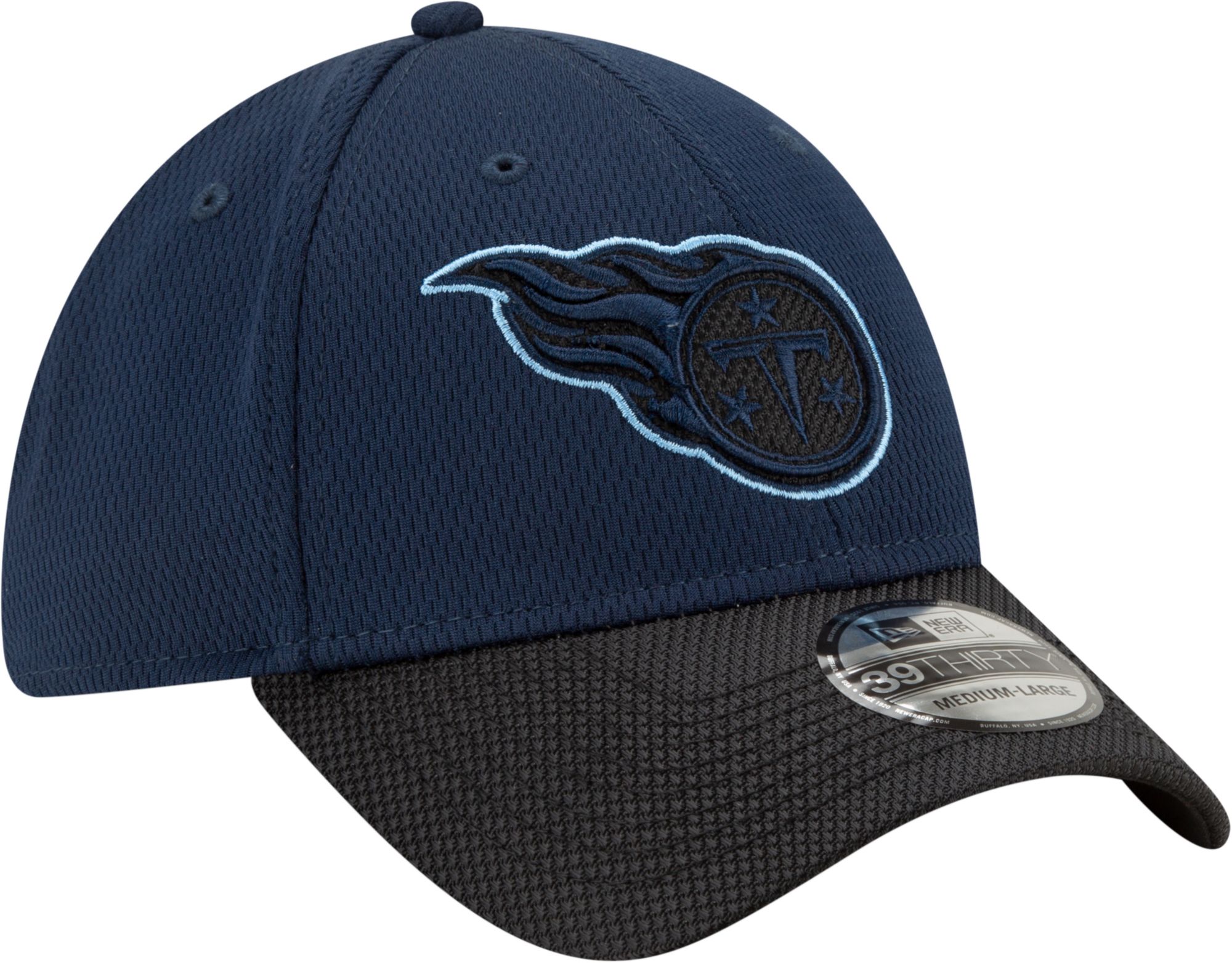 New Era Men's Tennessee Titans Sideline 2021 Road 39Thirty Navy Stretch Fit Hat product image