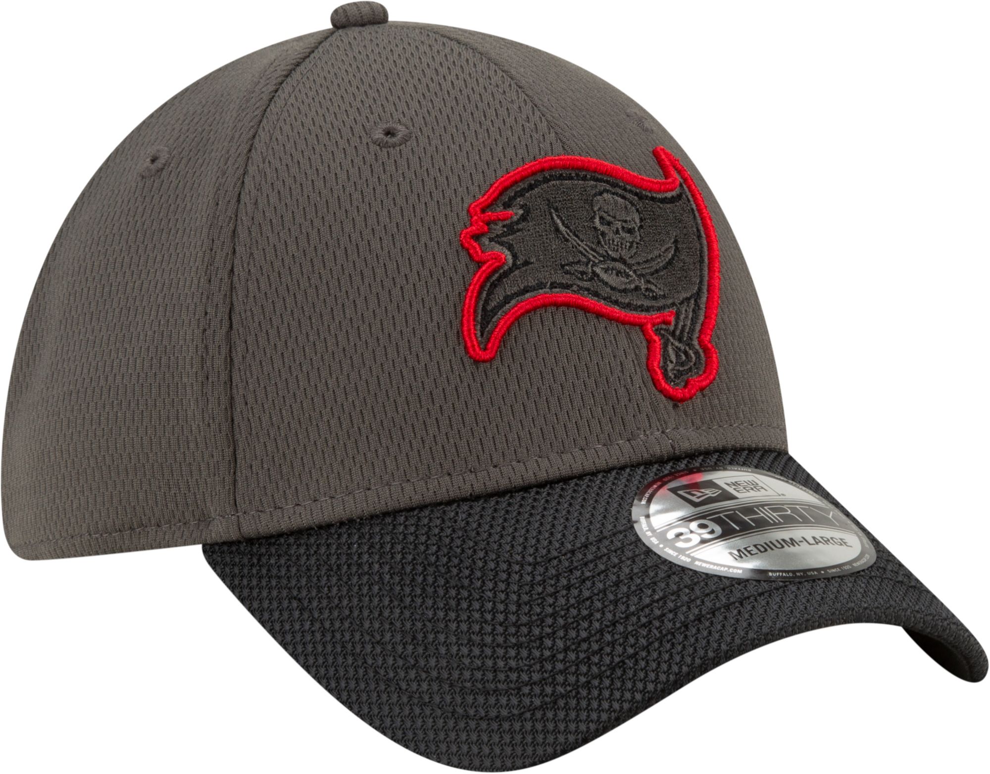New Era Men's Tampa Bay Buccaneers Sideline 2021 Road 39Thirty Black Stretch Fit Hat product image