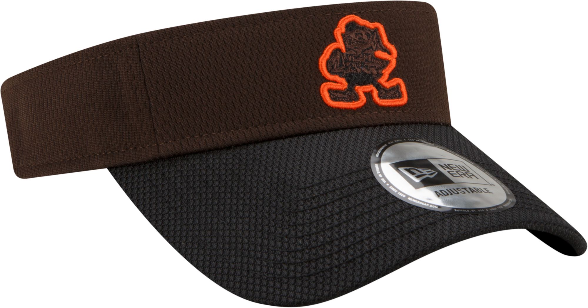 New Era Men's Cleveland Browns Sideline 2021 Road Adjustable Brown Visor product image