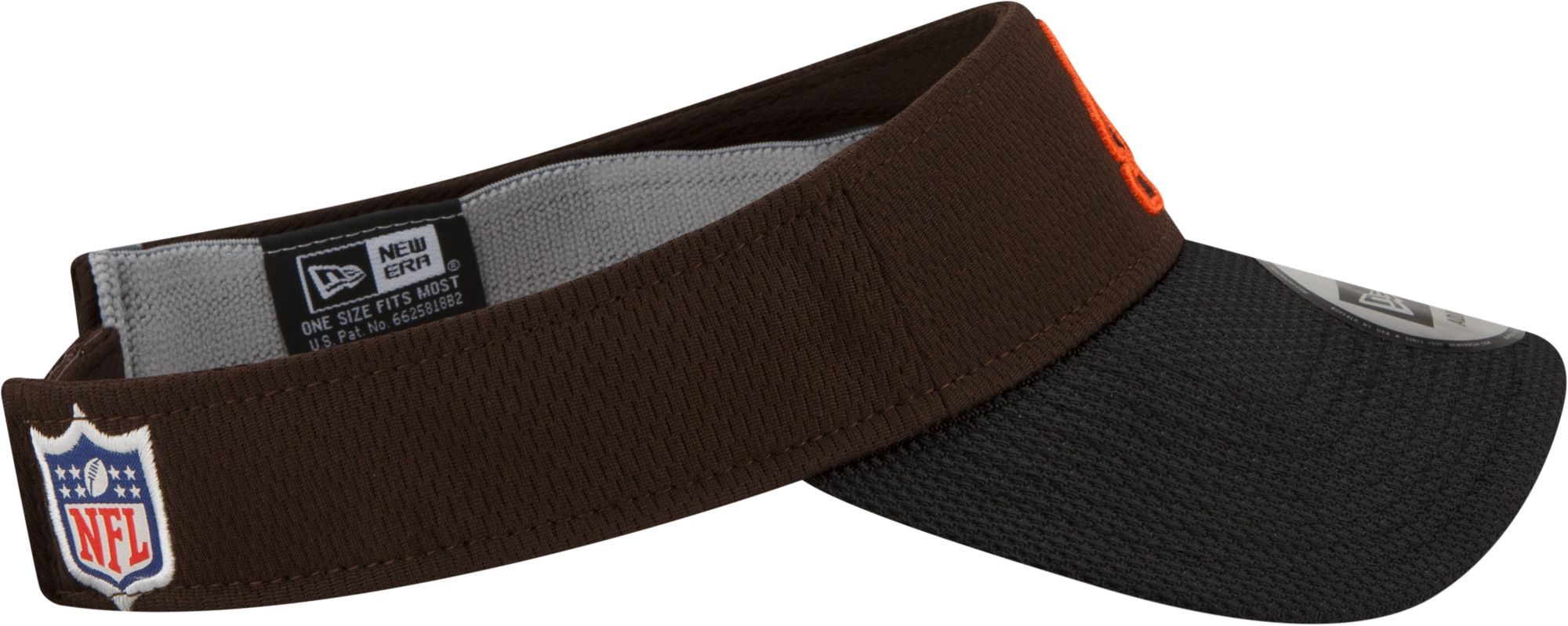 New Era Men's Cleveland Browns Sideline 2021 Road Adjustable Brown Visor product image