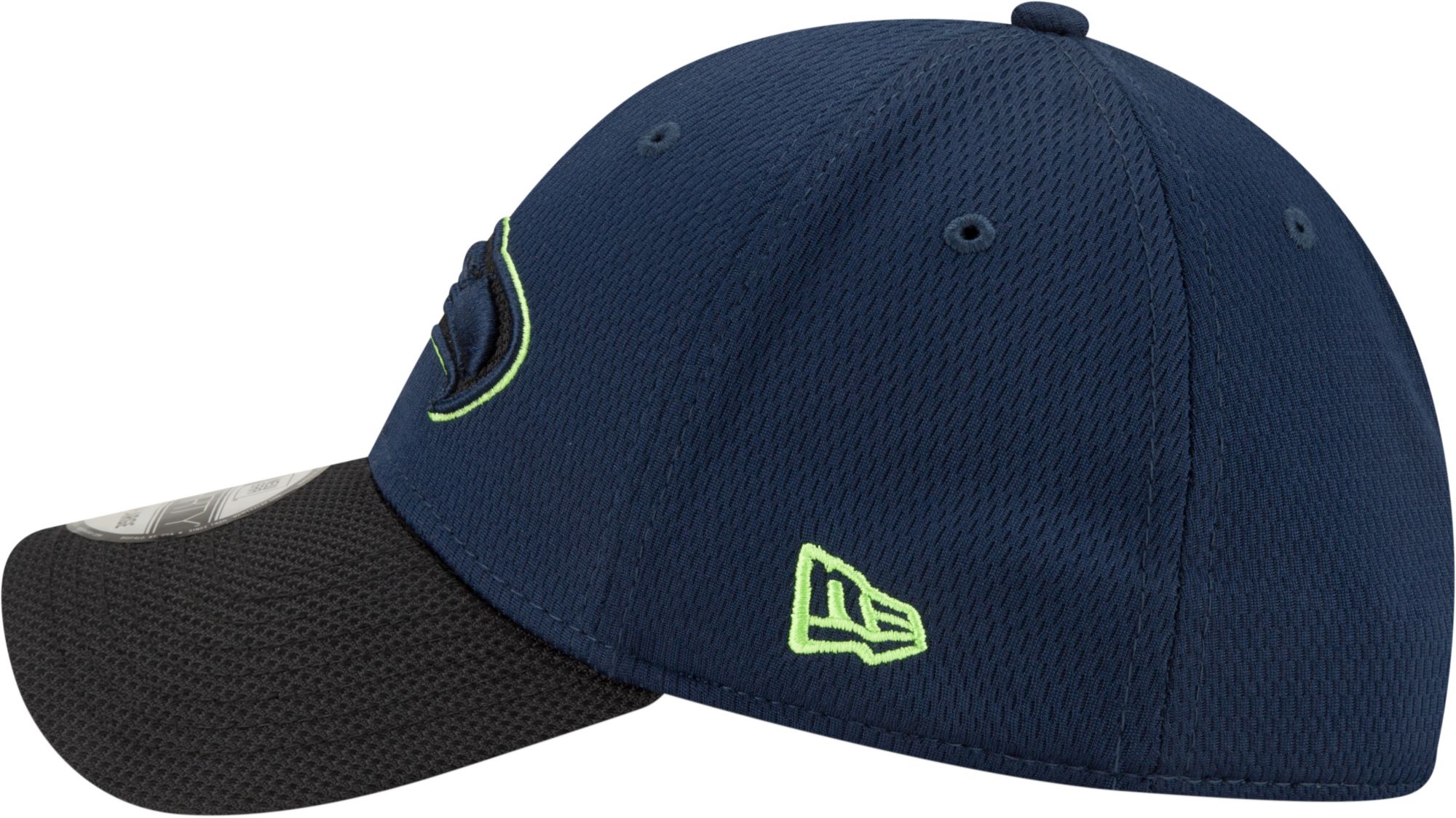 New Era Men's Seattle Seahawks Sideline 2021 Road 39Thirty Navy Stretch Fit Hat product image