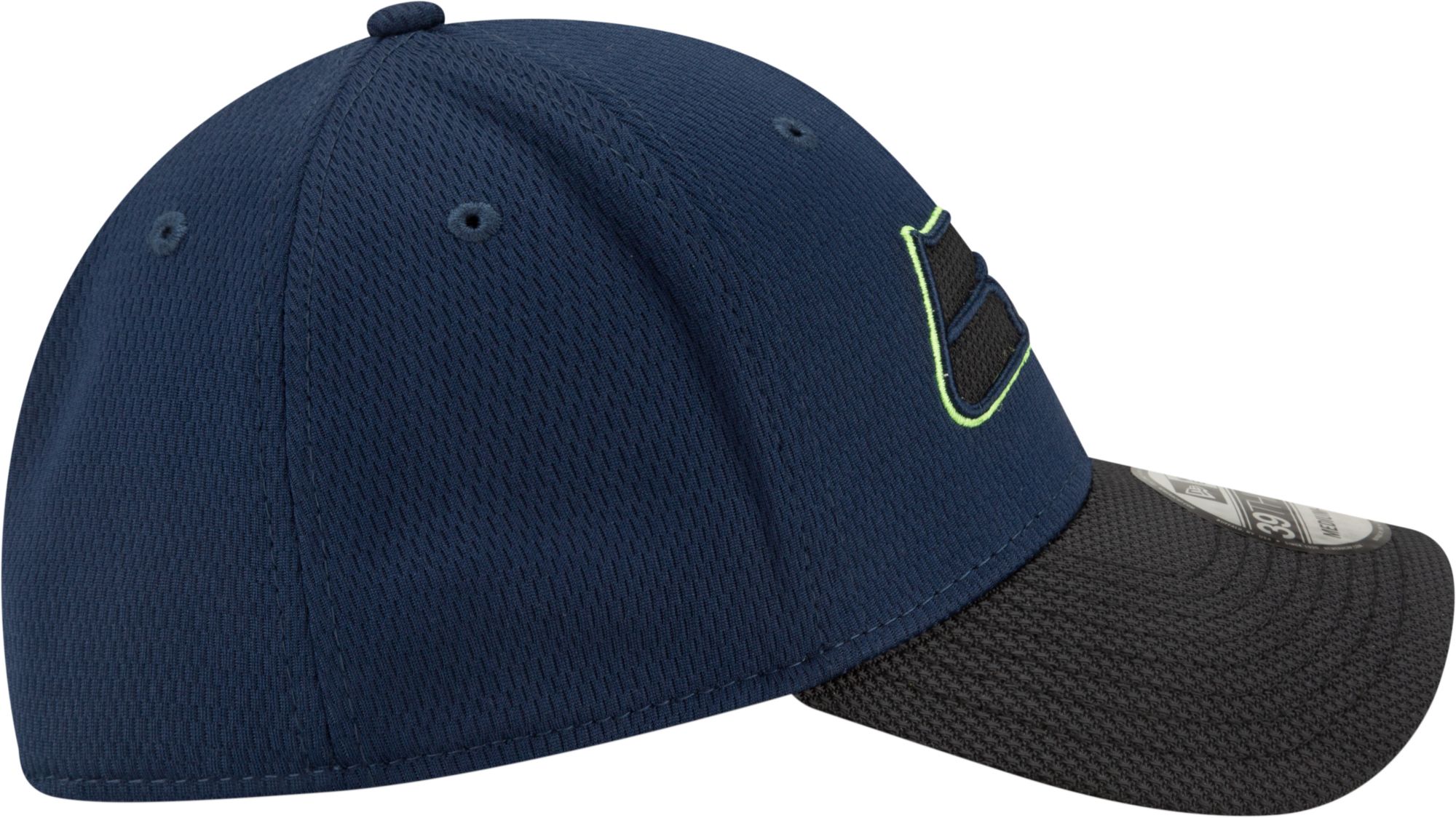 New Era Men's Seattle Seahawks Sideline 2021 Road 39Thirty Navy Stretch Fit Hat product image